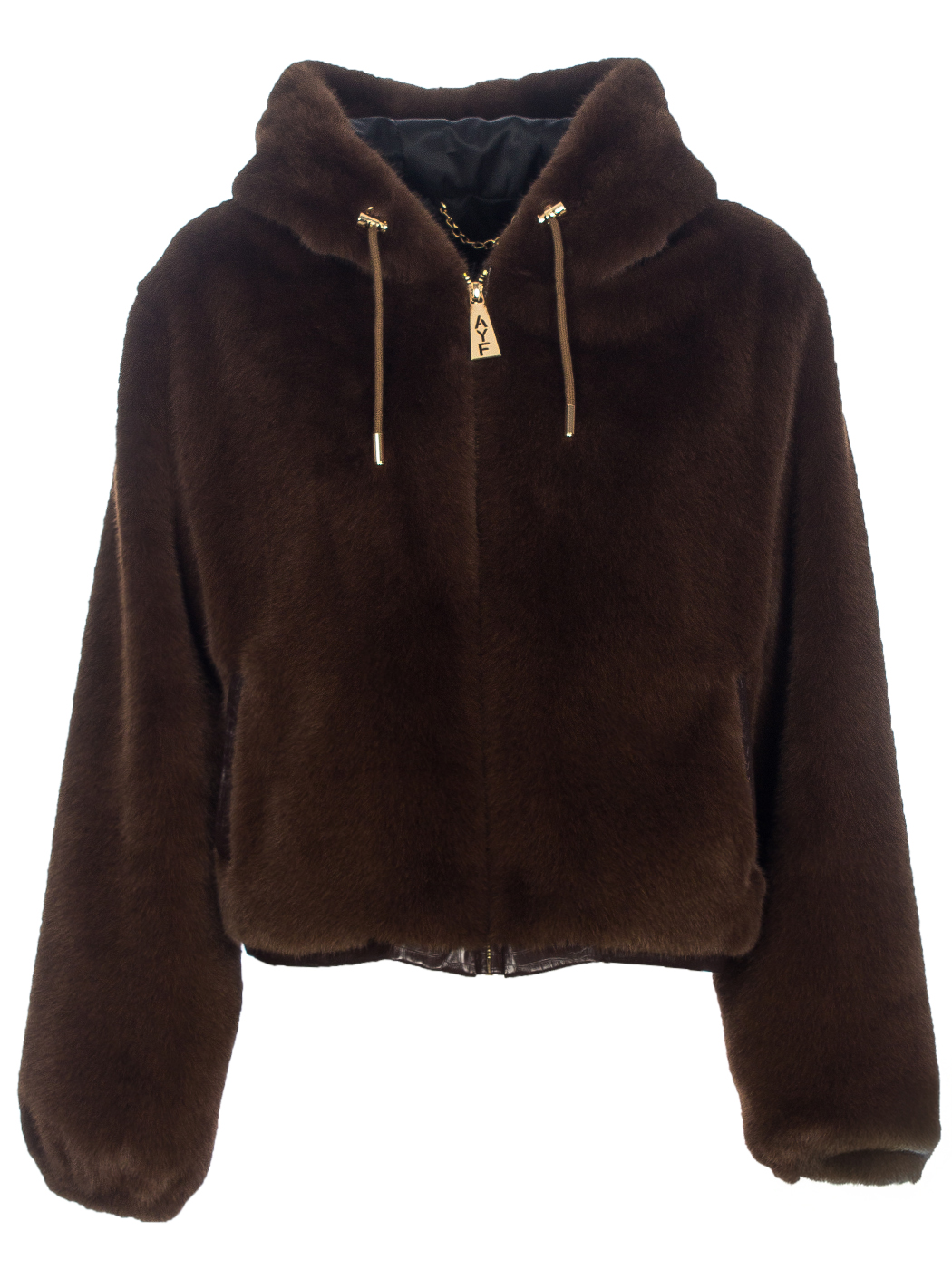 Eco pelliccia cappuccio Ayfee