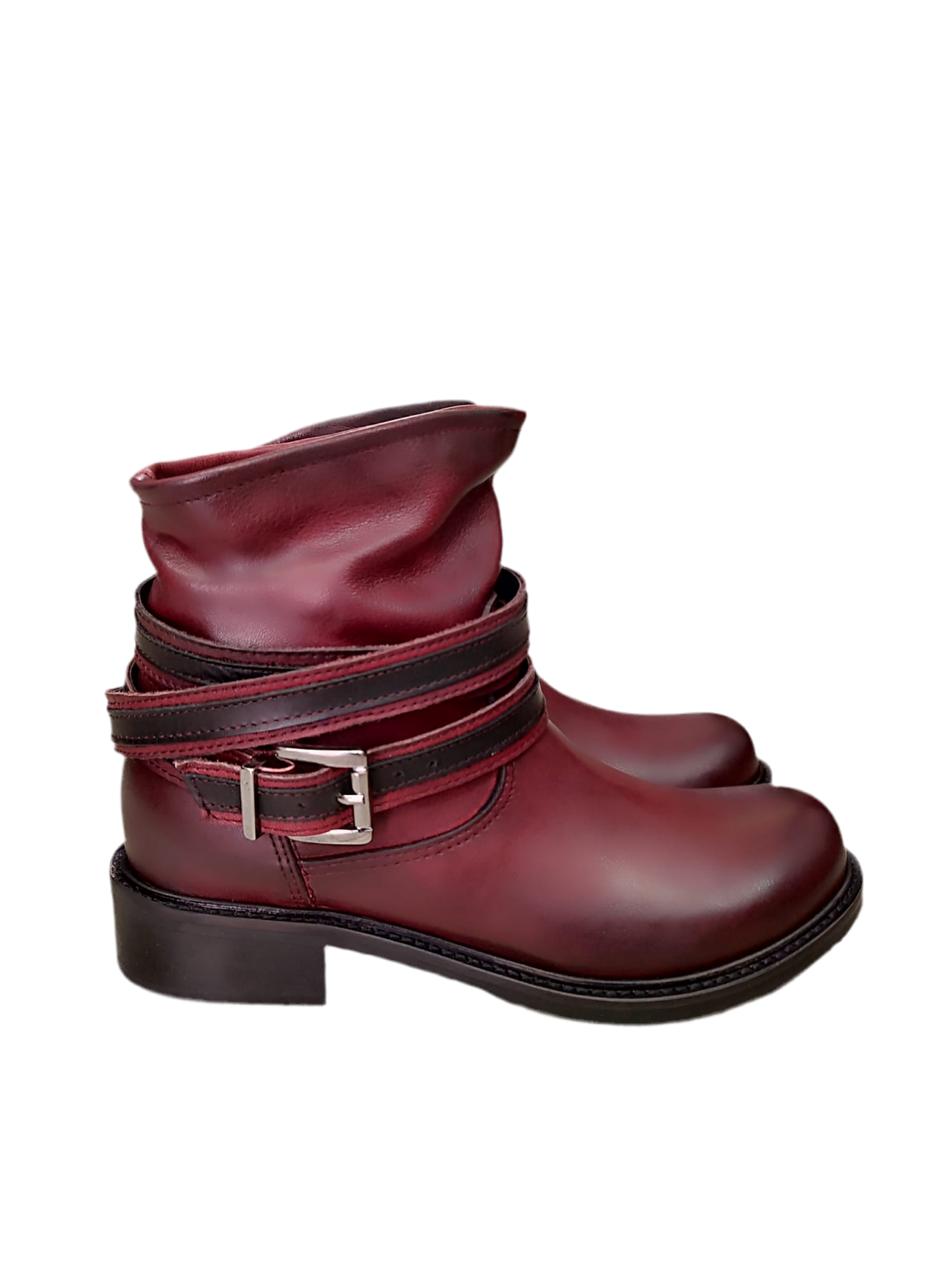 Stivaletti cintura nappa