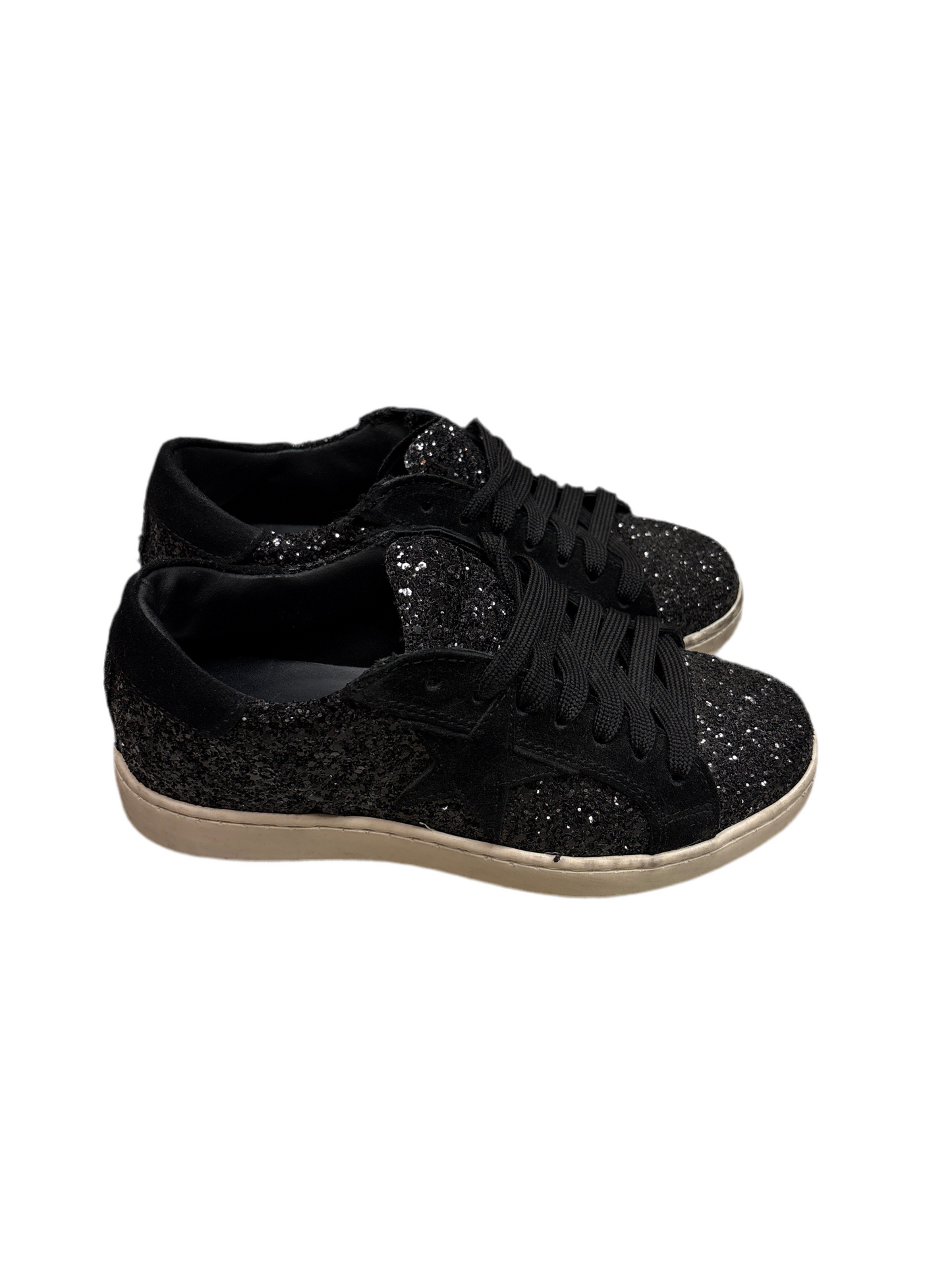 Sneaker Glitter nero