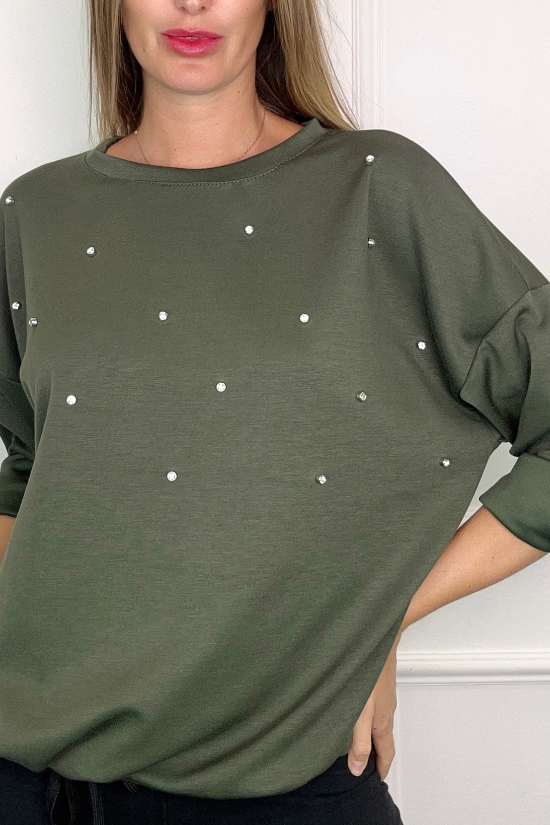 Felpa strass