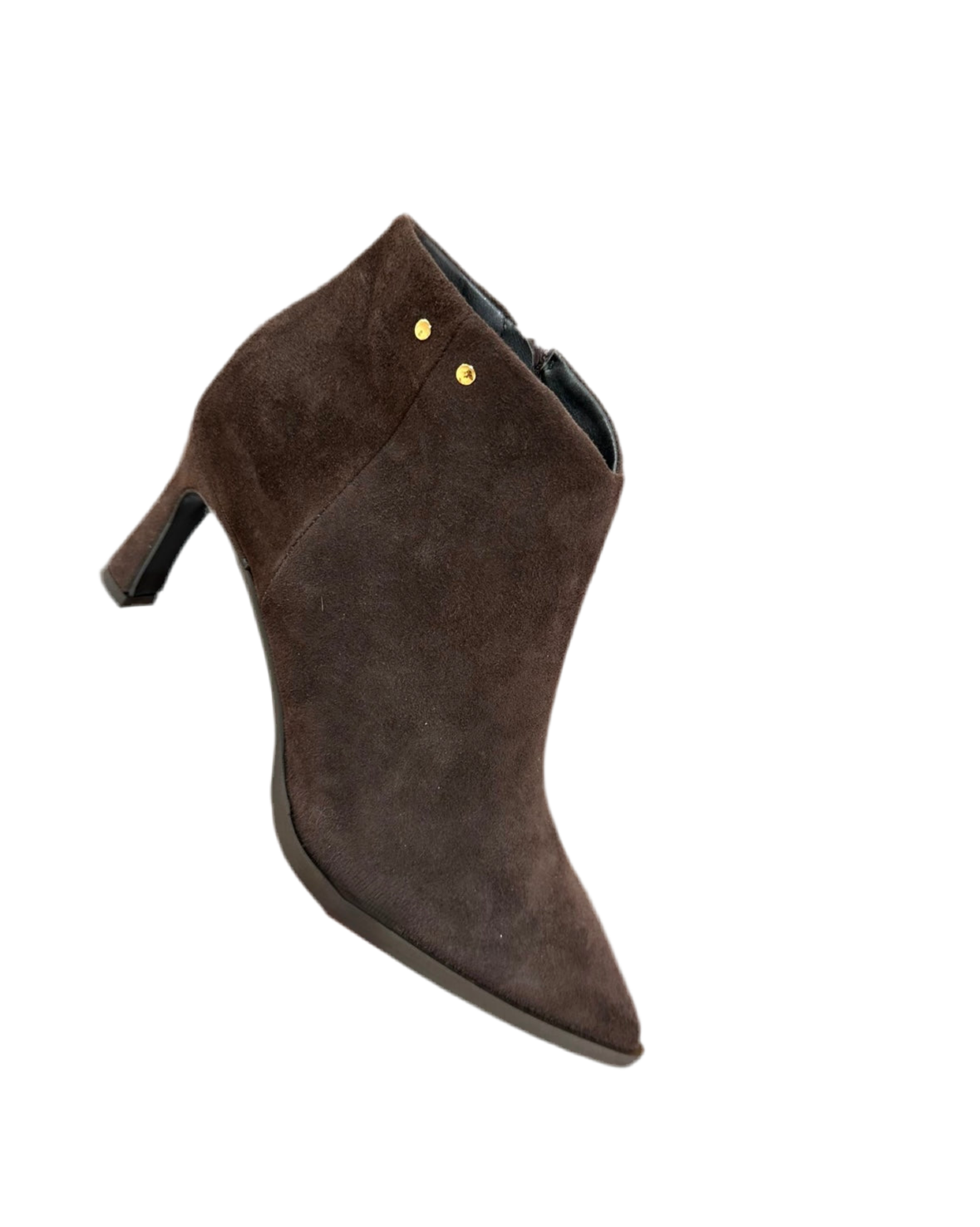Stivaletto tacco Lea Gu Camoscio Made in Italy