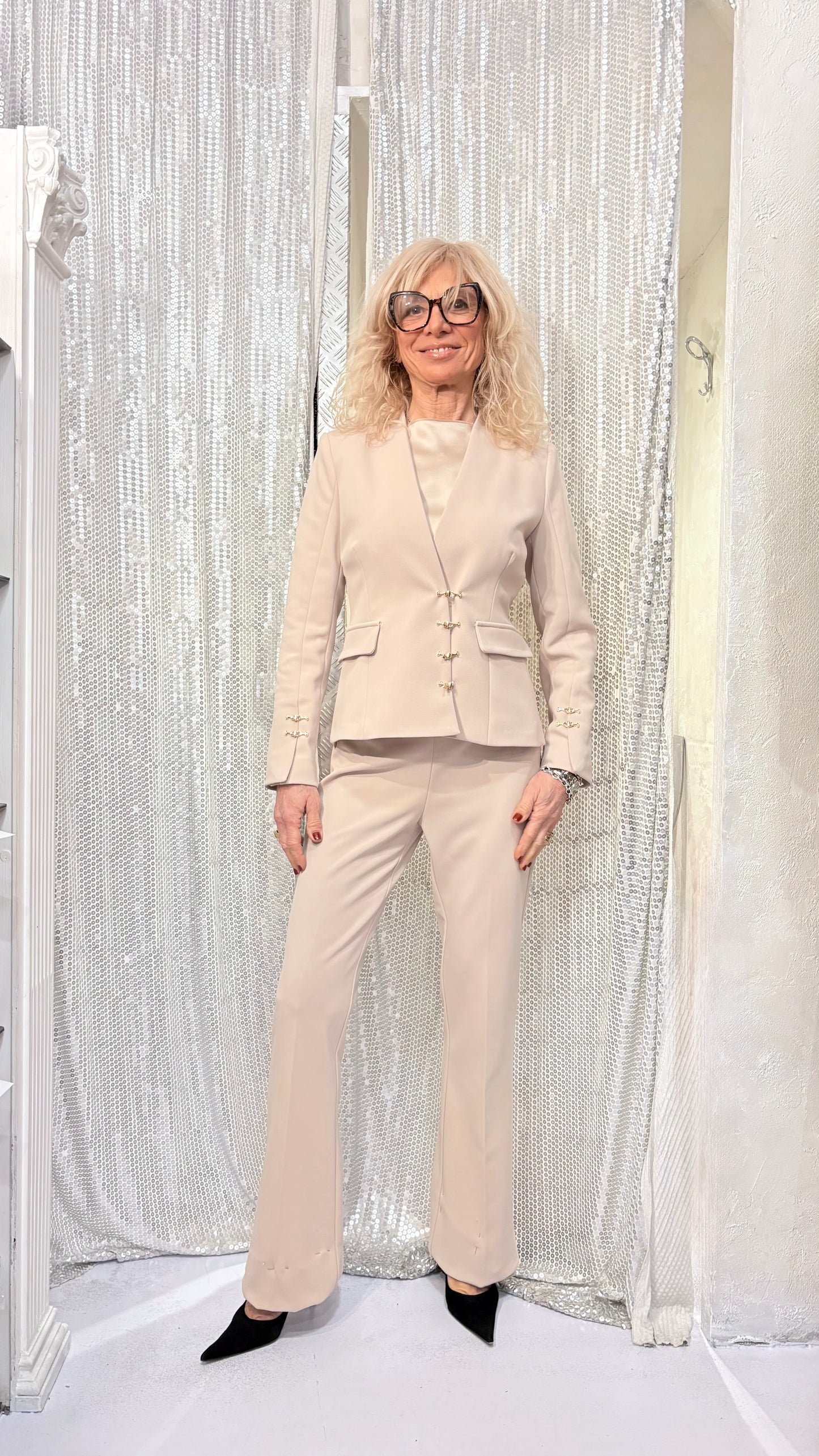 Tailleur crepe alamari