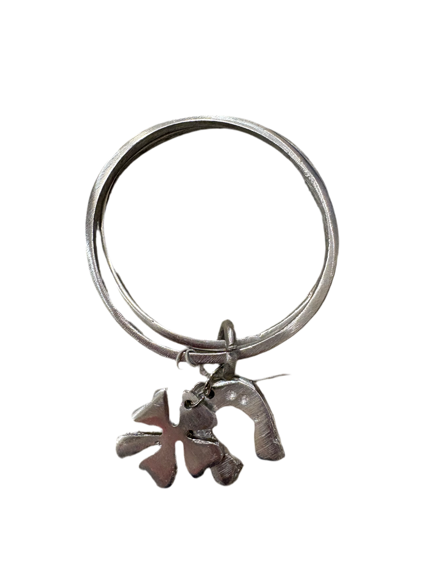 Bracciale anelli con ciondoli