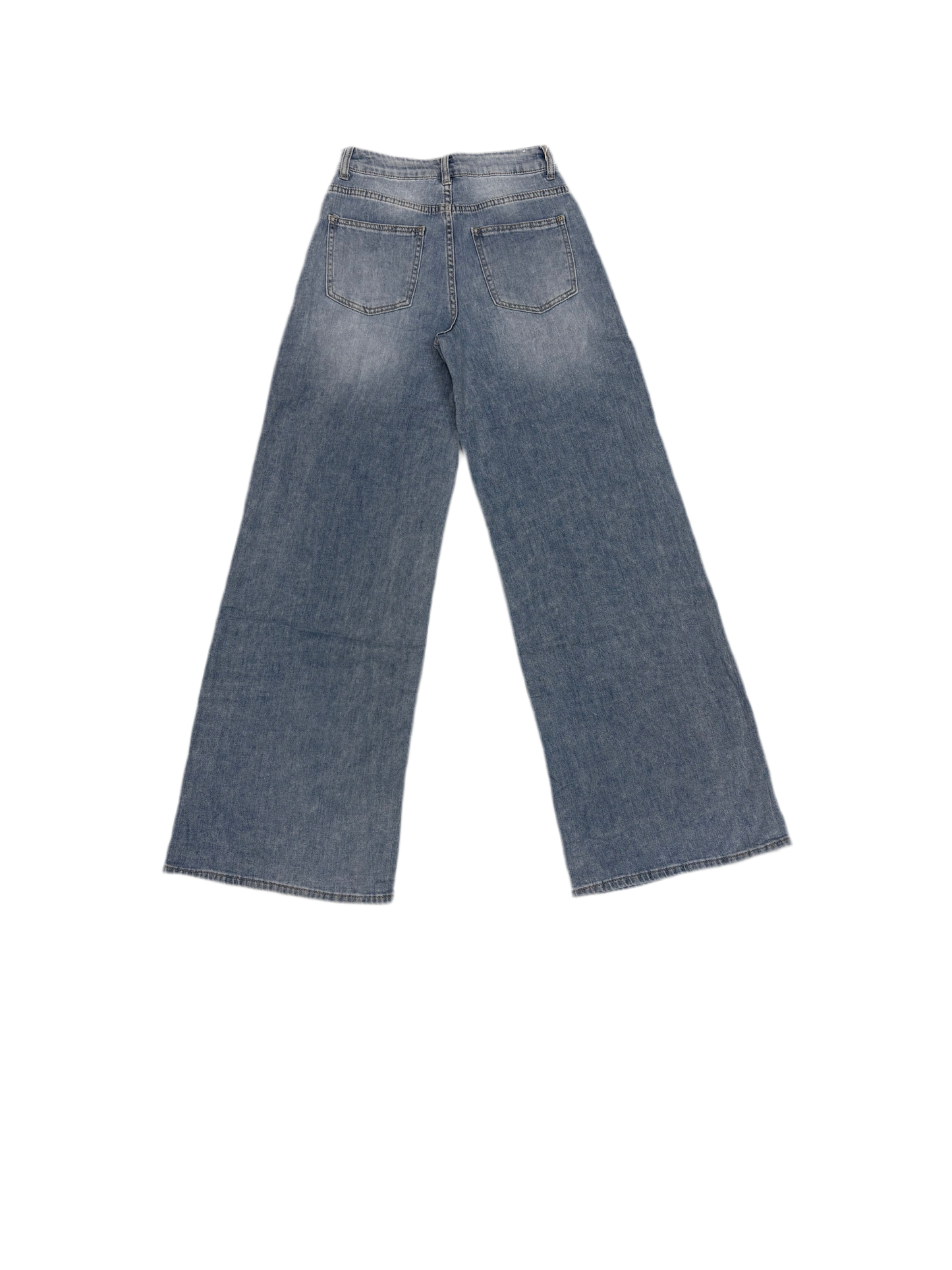 Jeans largo palazzo