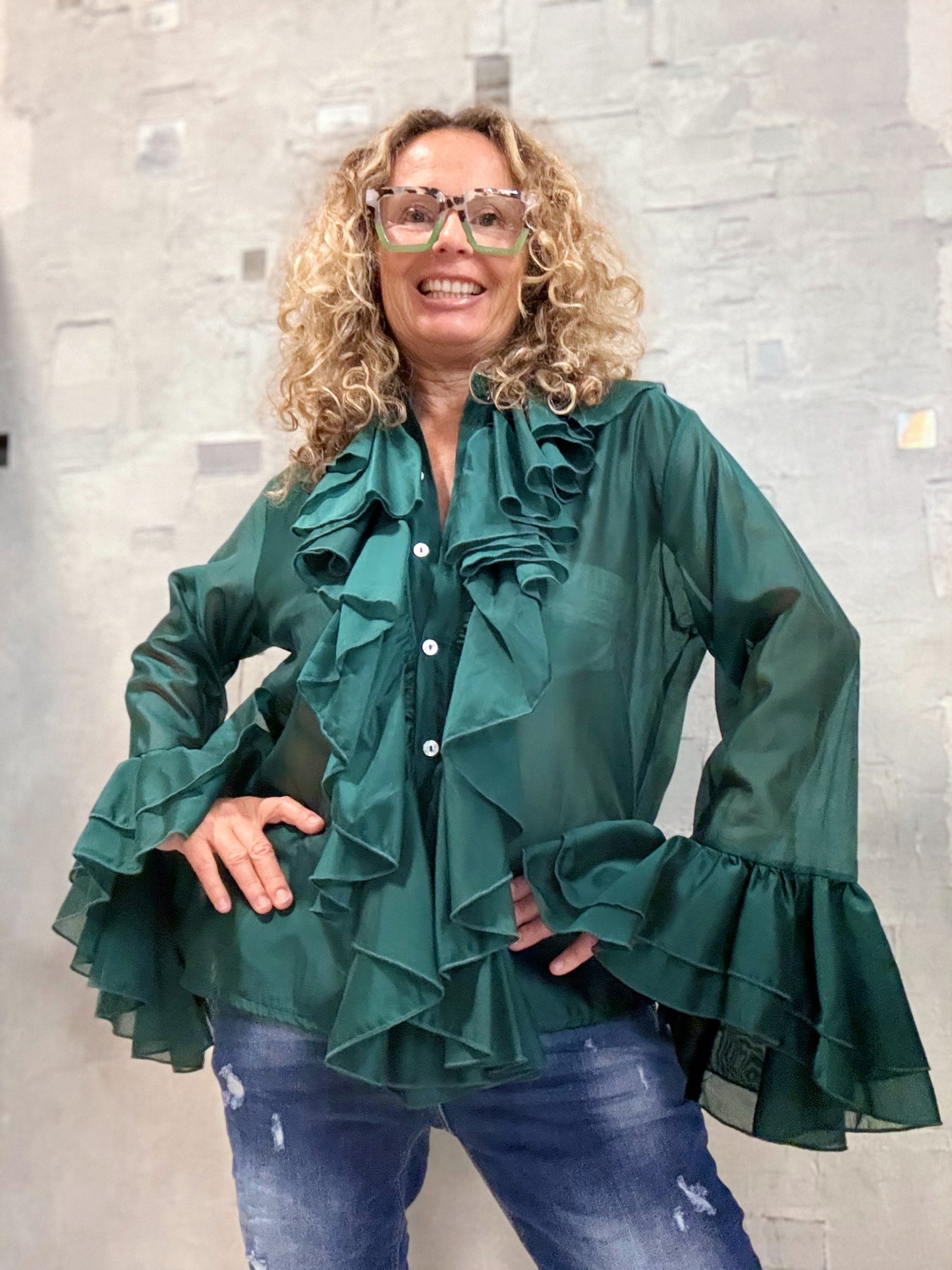 Camicia jabot