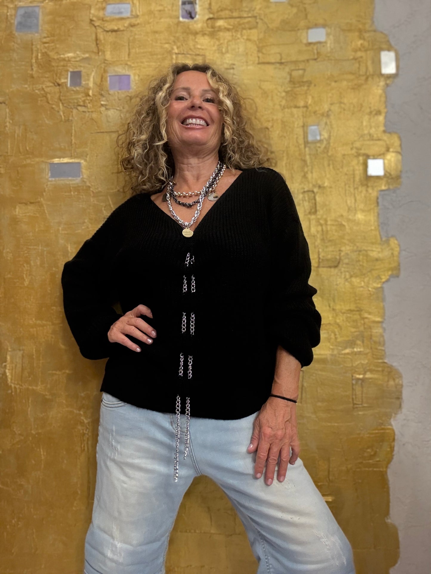 Maglione catena Susy Mix