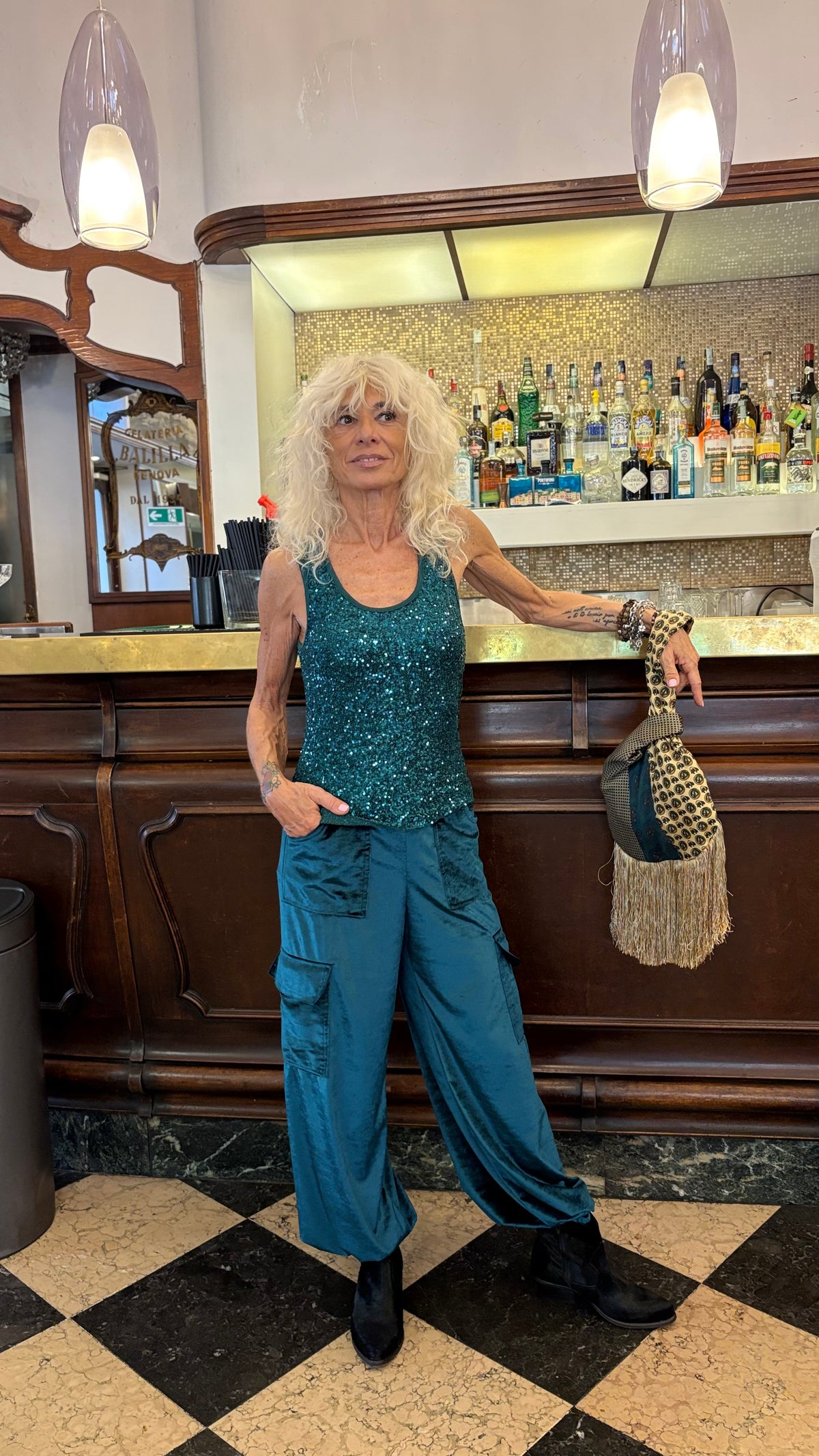 Pantalone velluto cargo Made in Etoile