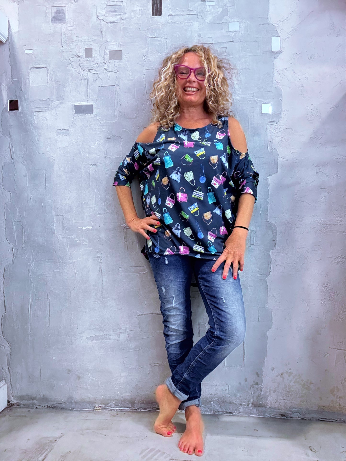 Maglia buchi spalla Made in Etoile