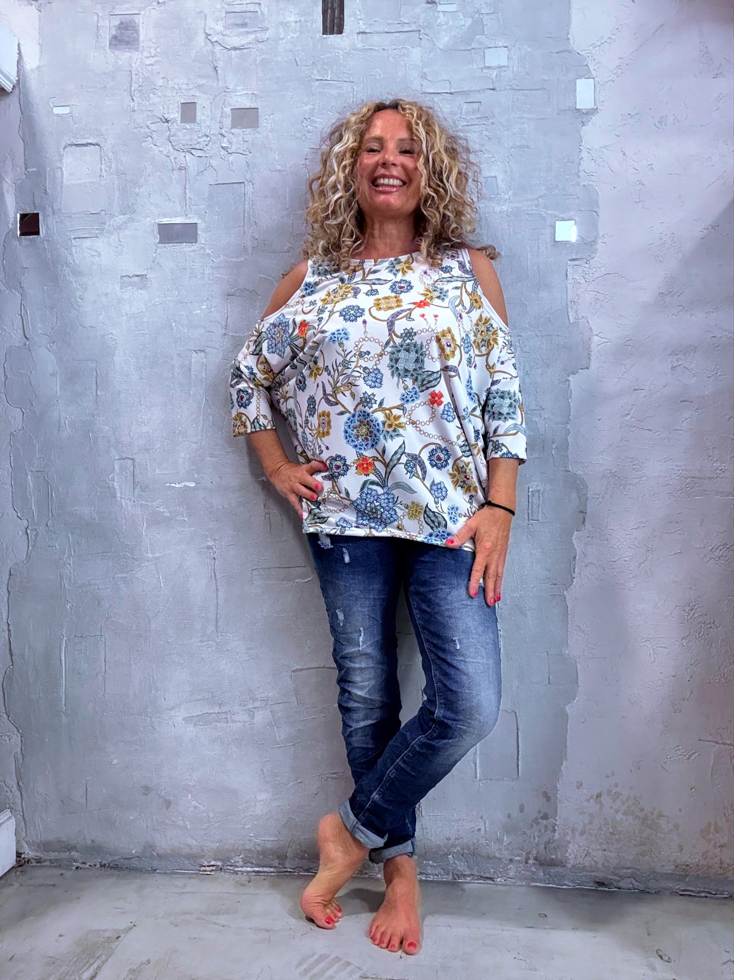 Maglia buchi spalla Made in Etoile
