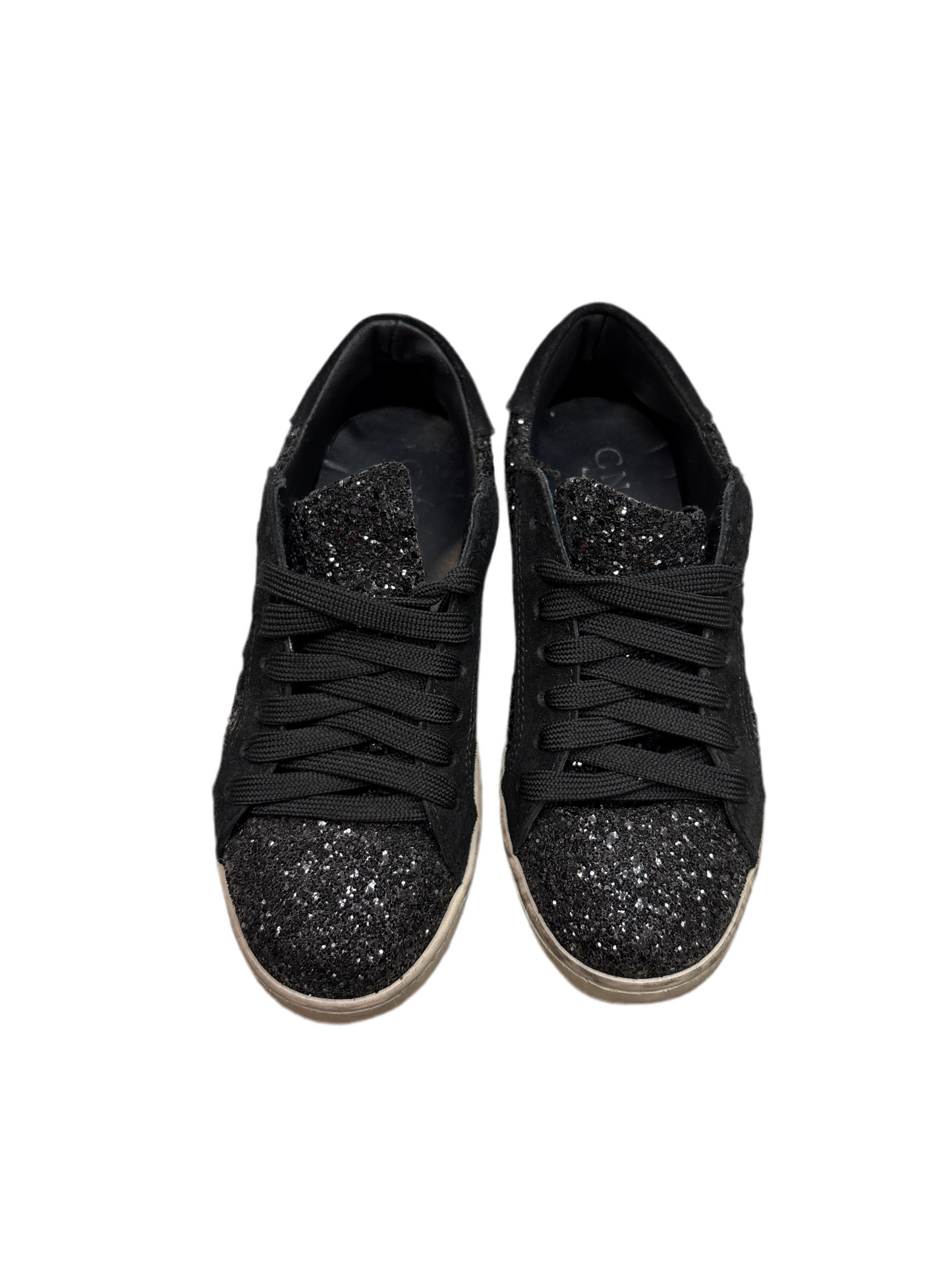 Sneaker Glitter nero