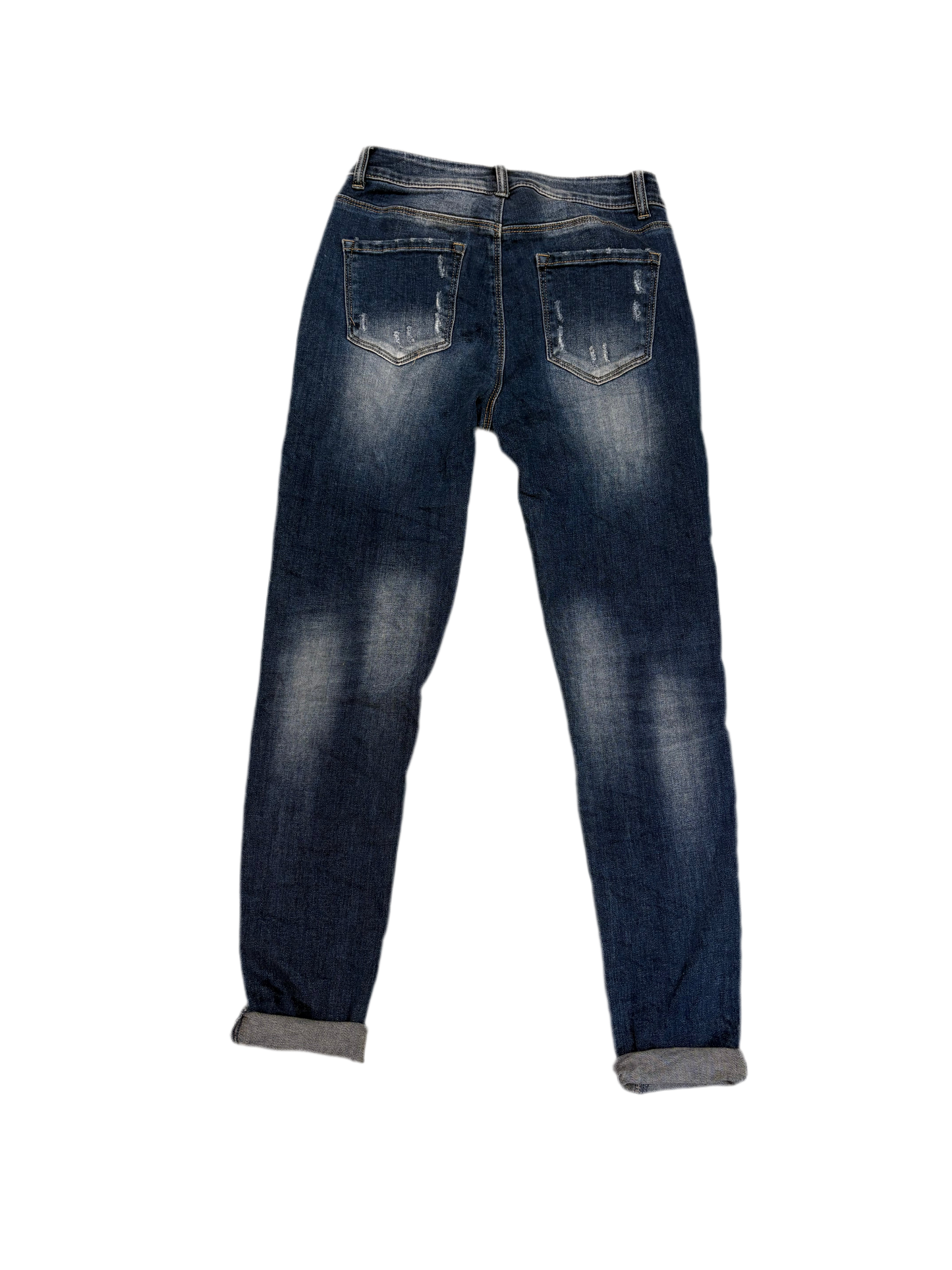 Jeans baggy cerniere
