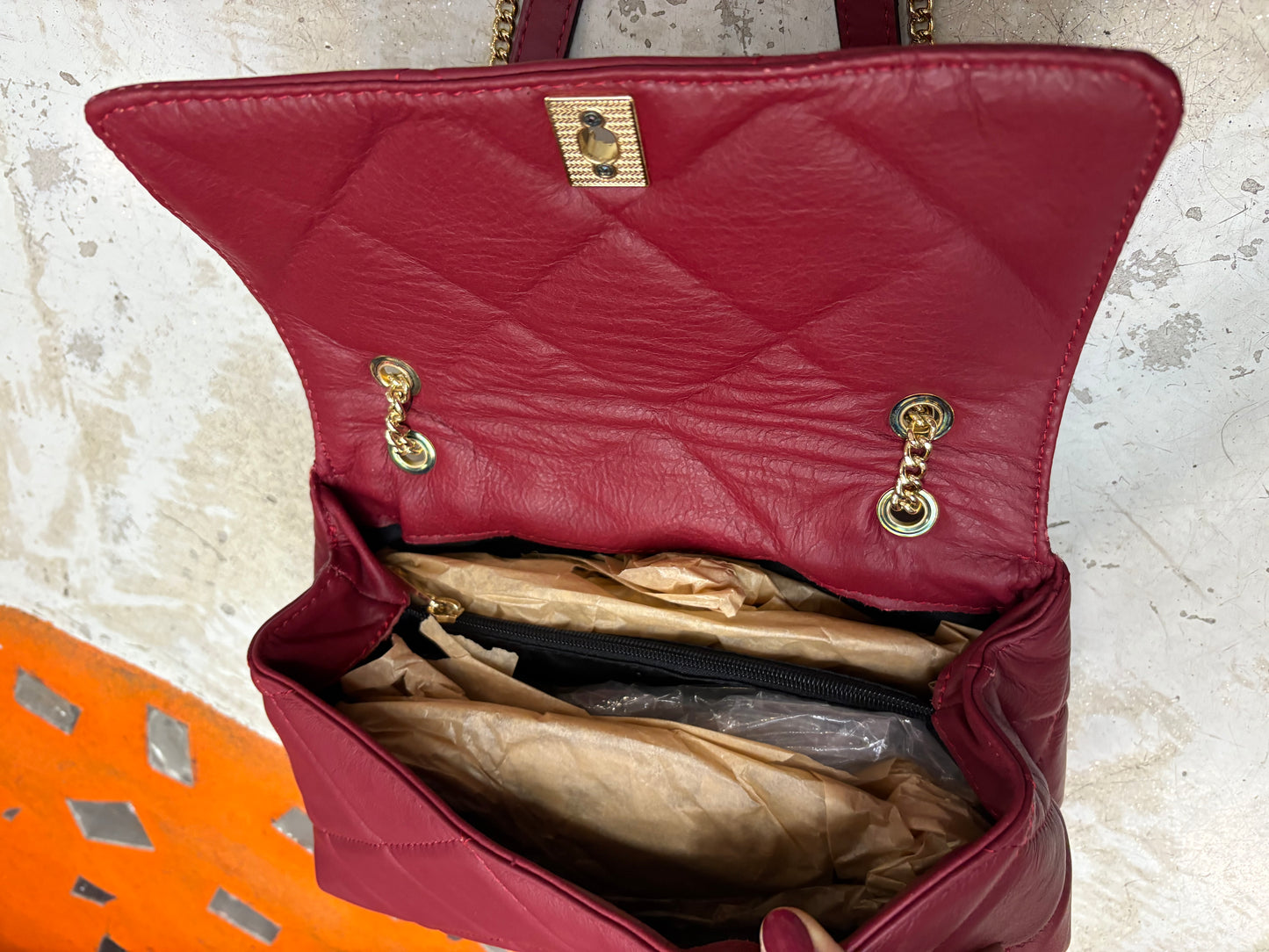 Chanel pelle amarena