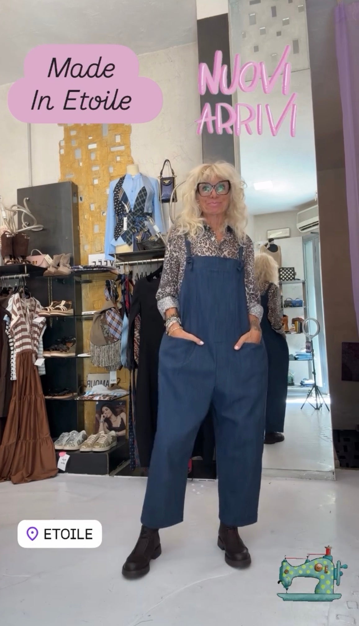 Salopette jeans Sartoriale ETOILE