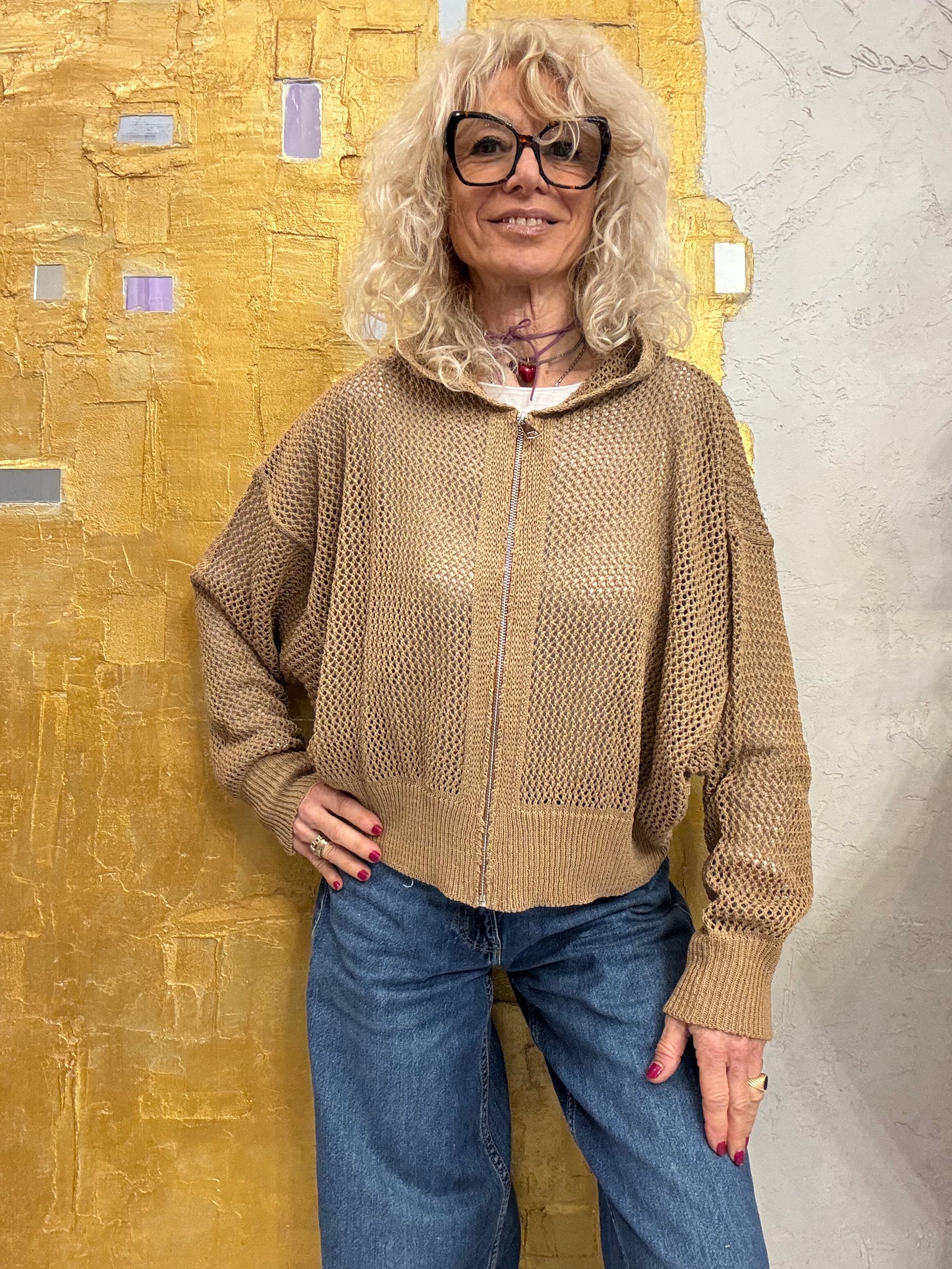 Cardigan rete