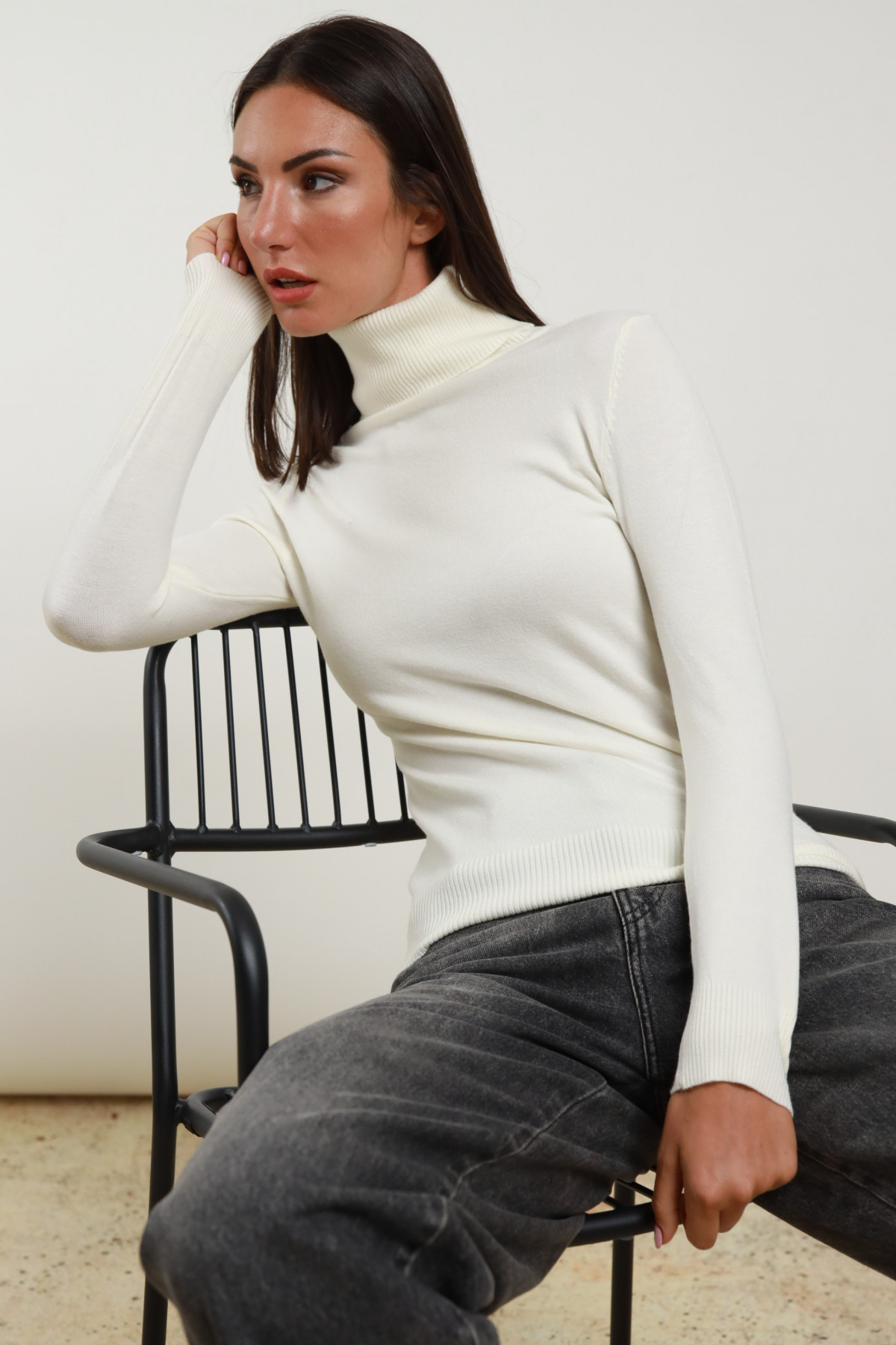 Maglia collo alto