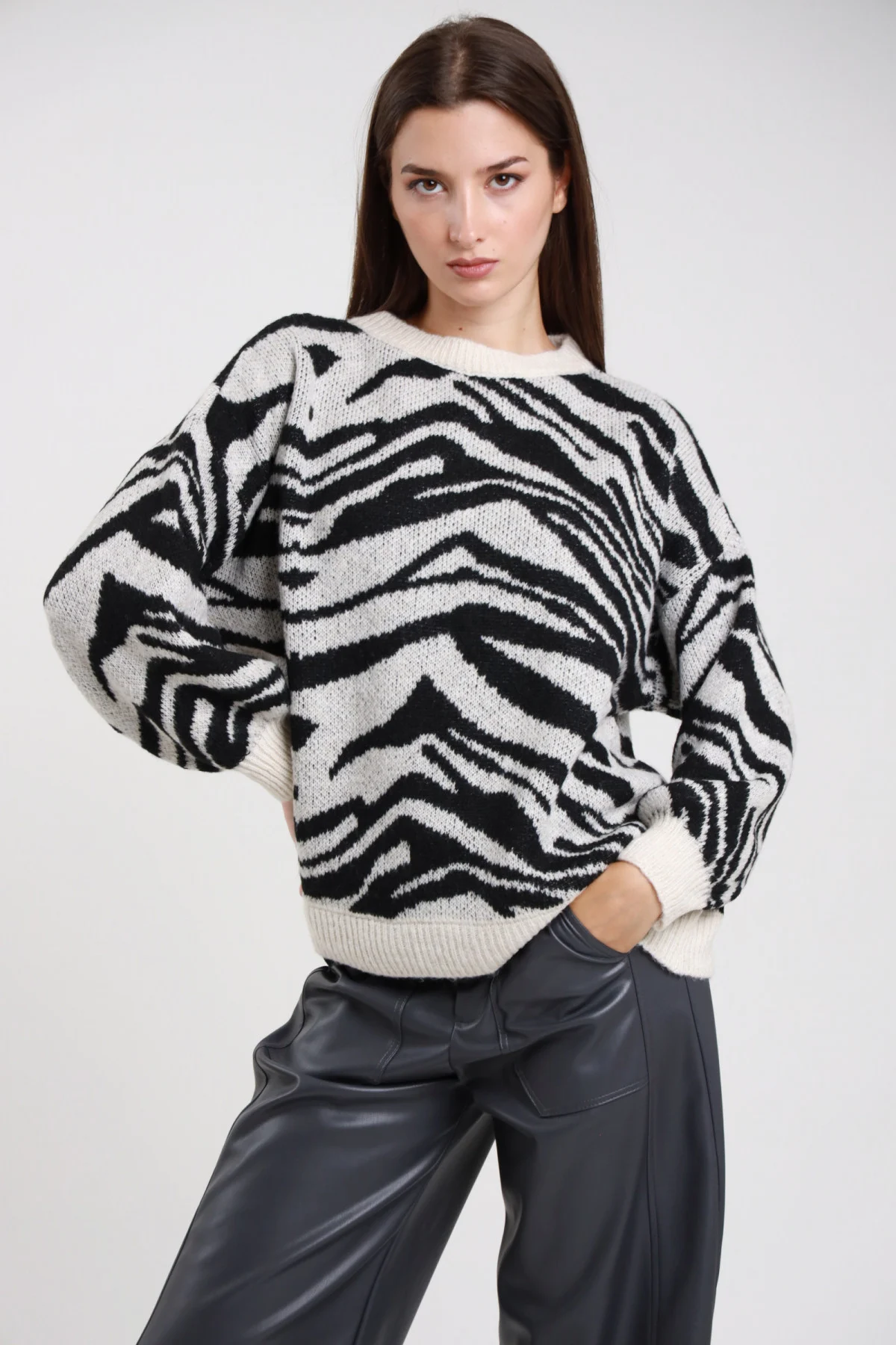 Maglione Animalier Susy Mix