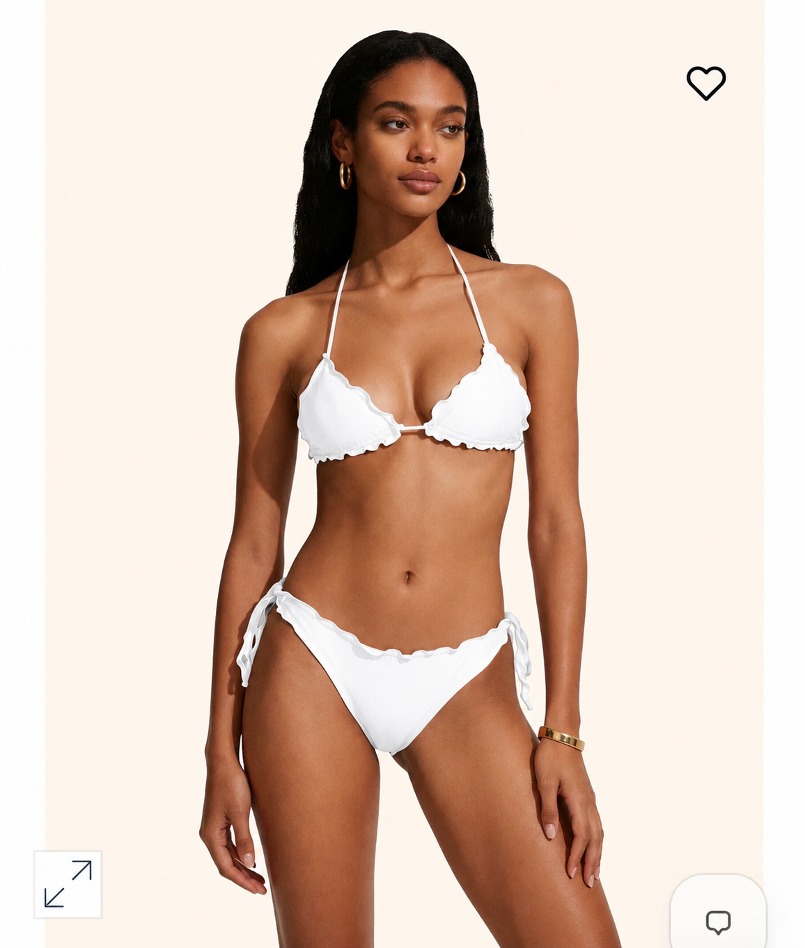 Bikini triangolo biancoMe fui