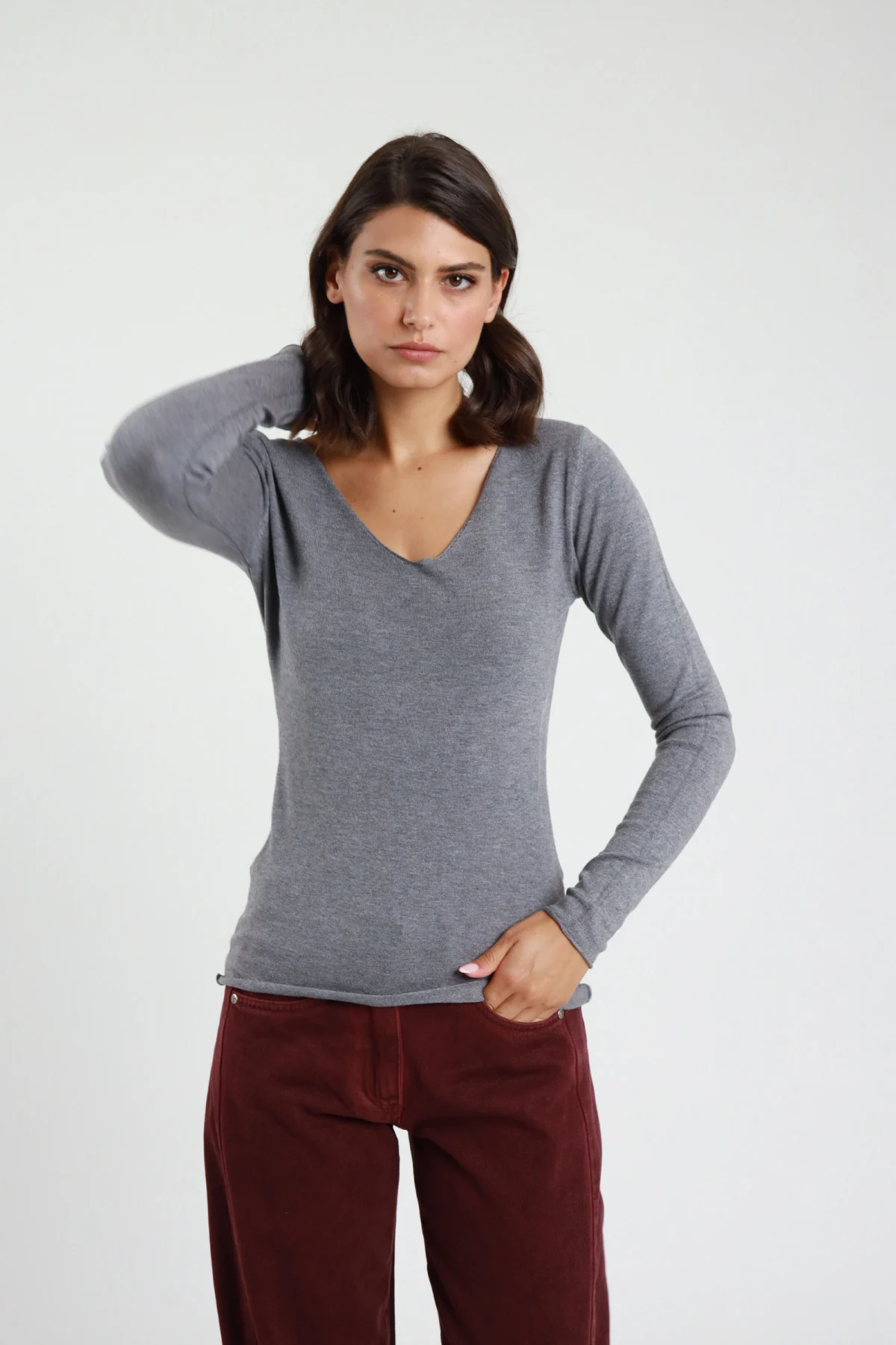 Maglia scollo V