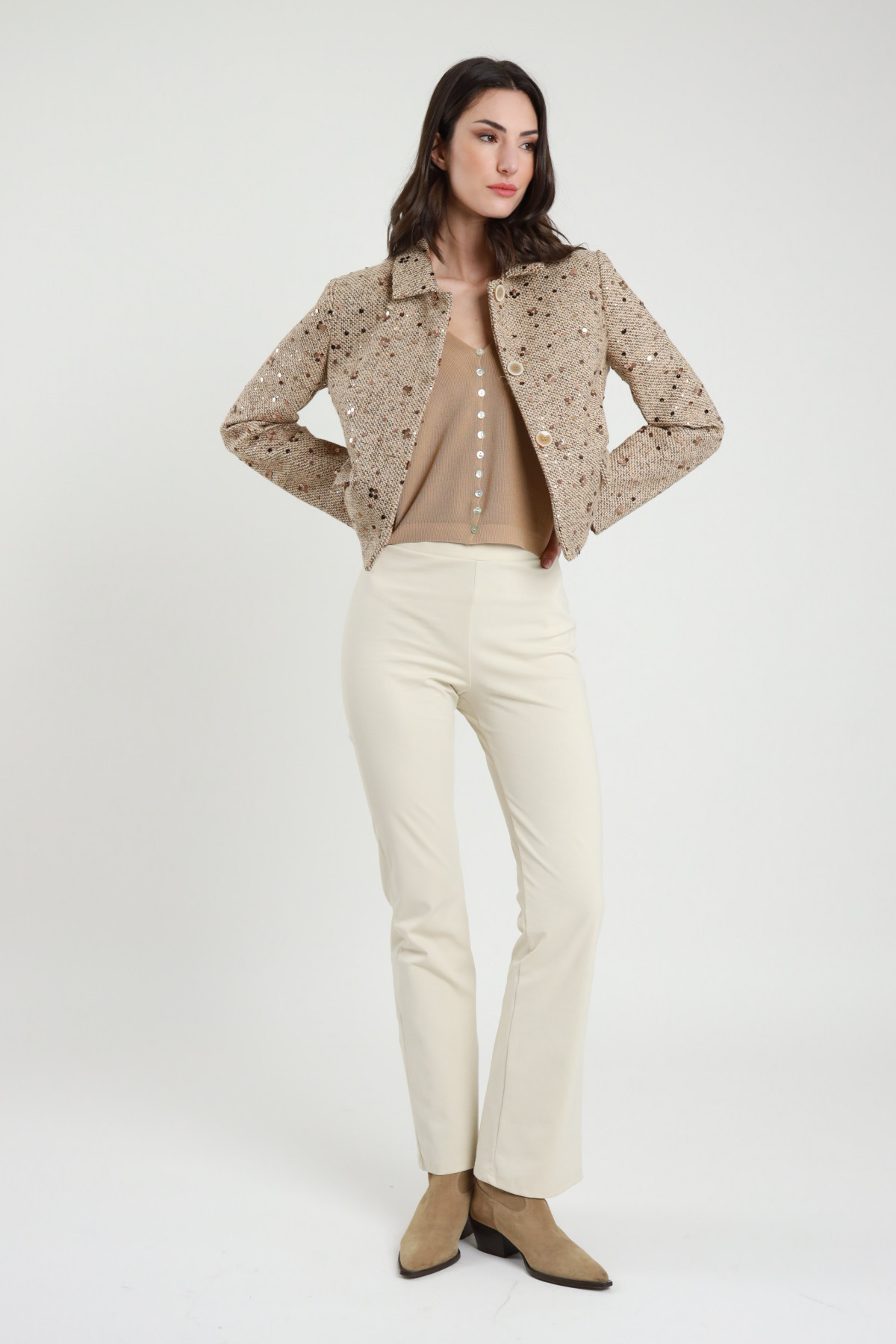 Pantaloni trombetta Susy Mix