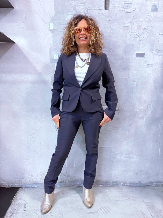 Tailleur Francy elasticizzato grigio