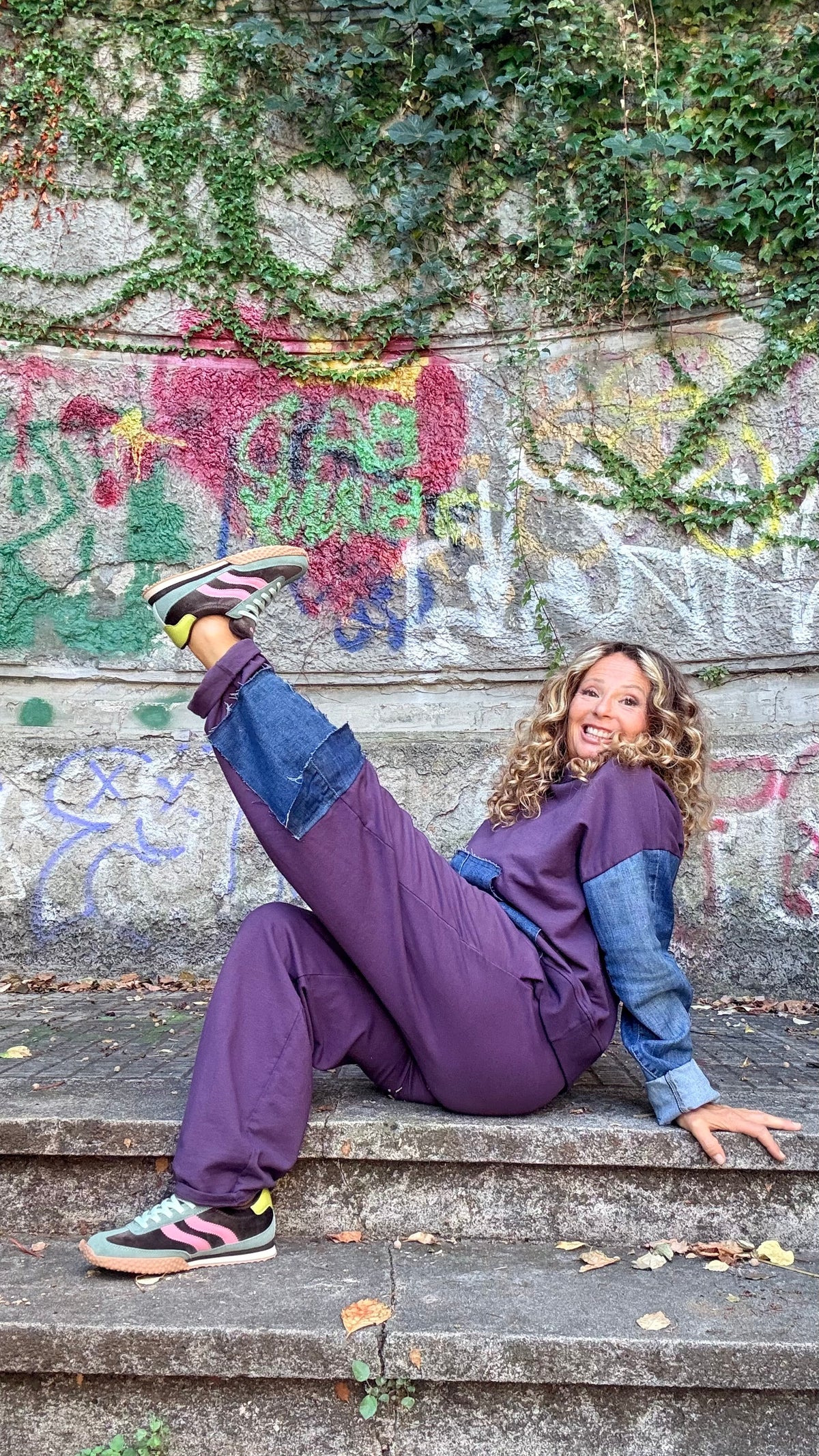 Tuta con inserti jeans Made in Etoile