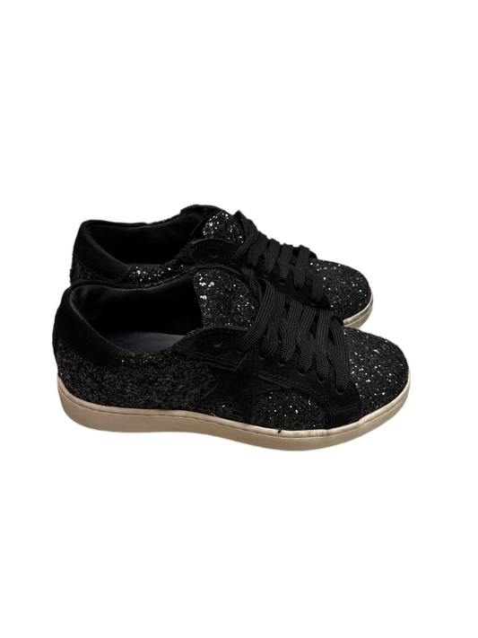 Sneaker Glitter nero
