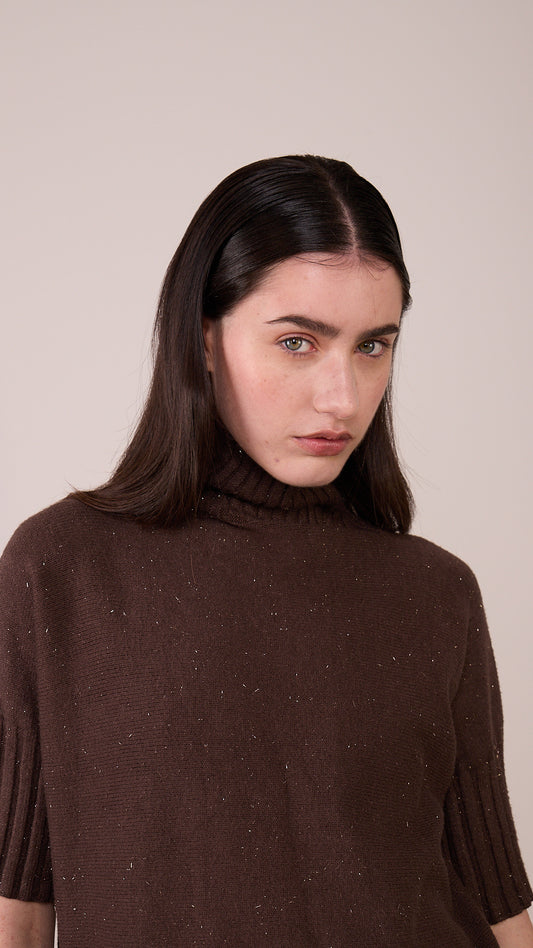 Maglione Pailettes manica 3/4