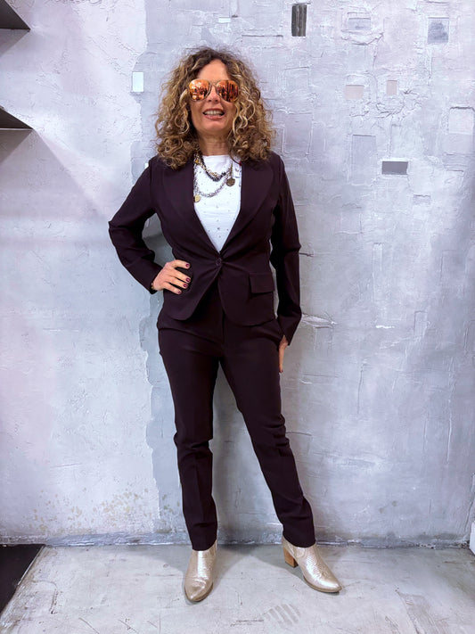 Tailleur franci marrone