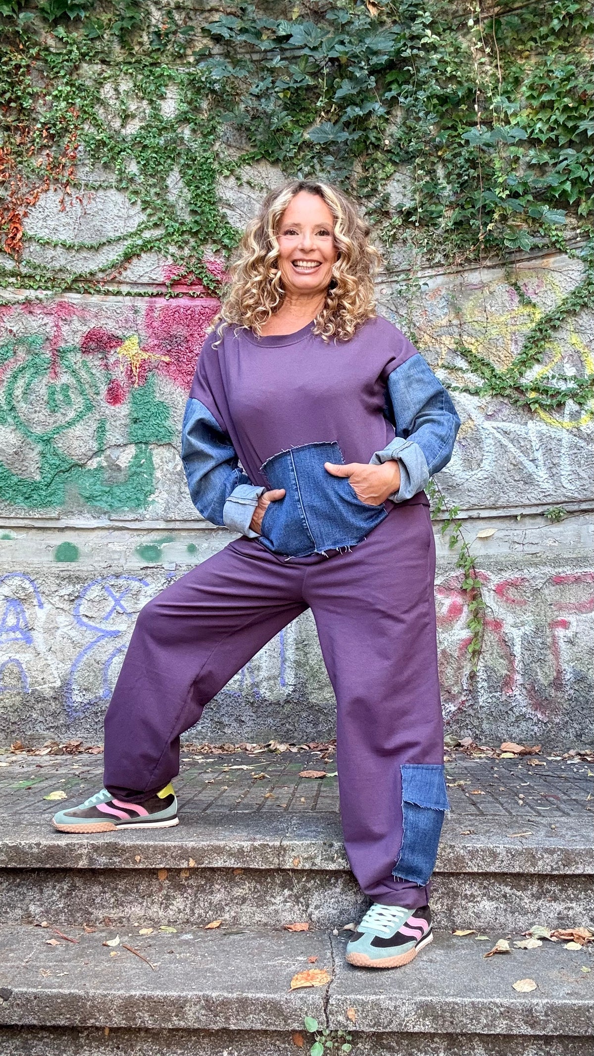 Tuta con inserti jeans Made in Etoile