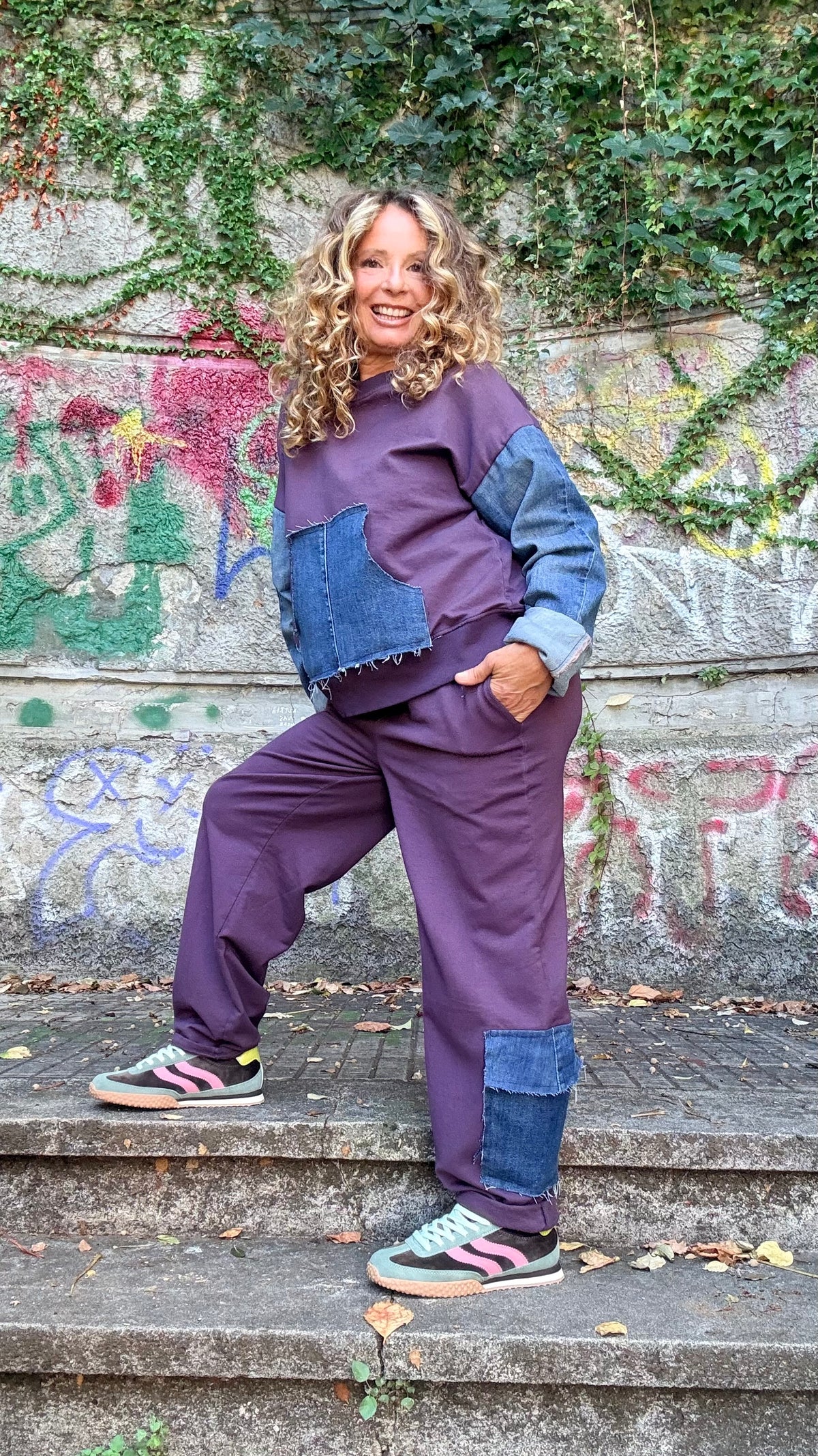 Tuta con inserti jeans Made in Etoile