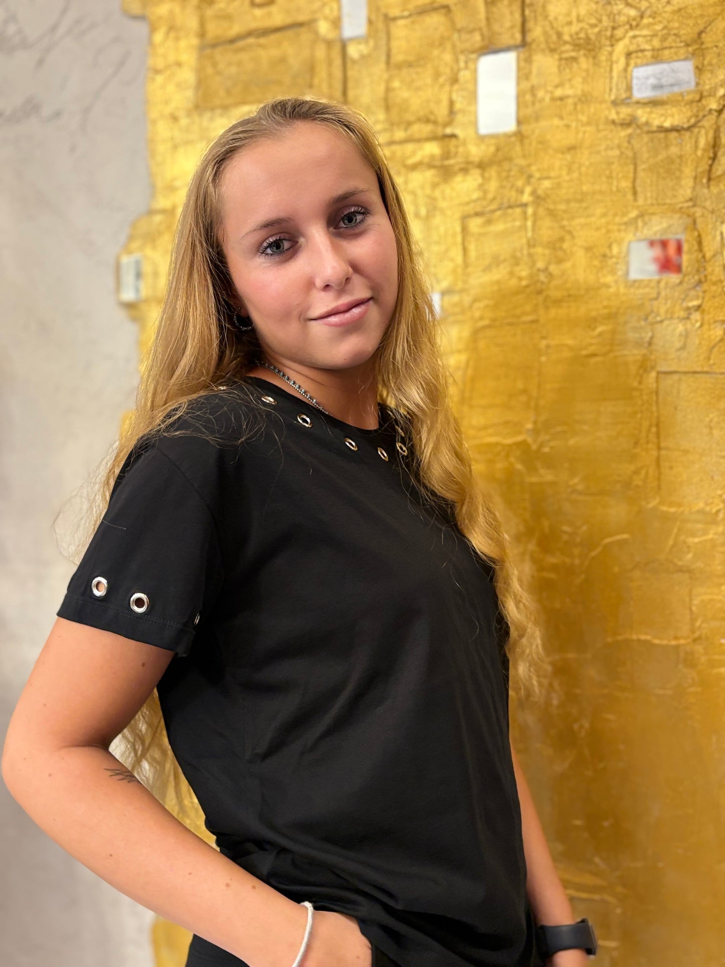 T-shirt borchie