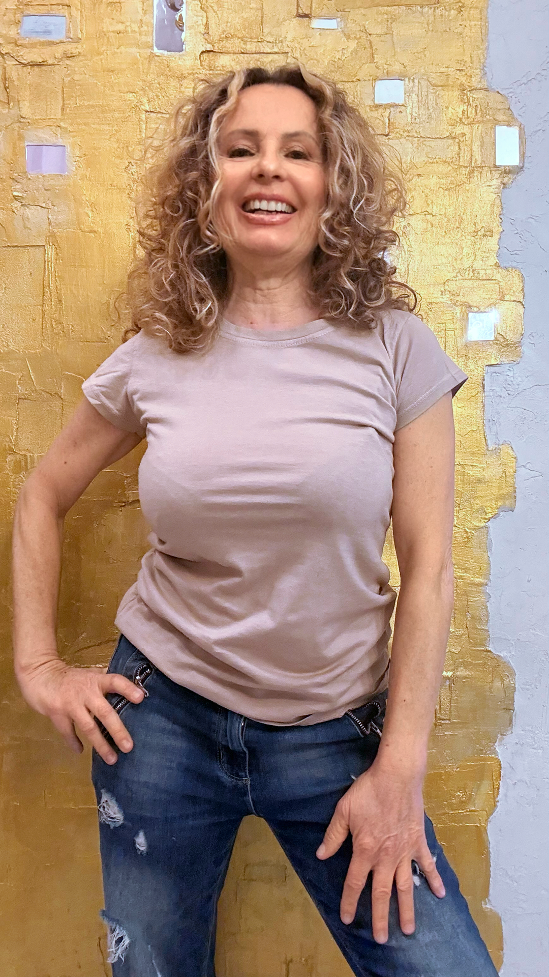 T-shirt basic Girocollo Susy mix