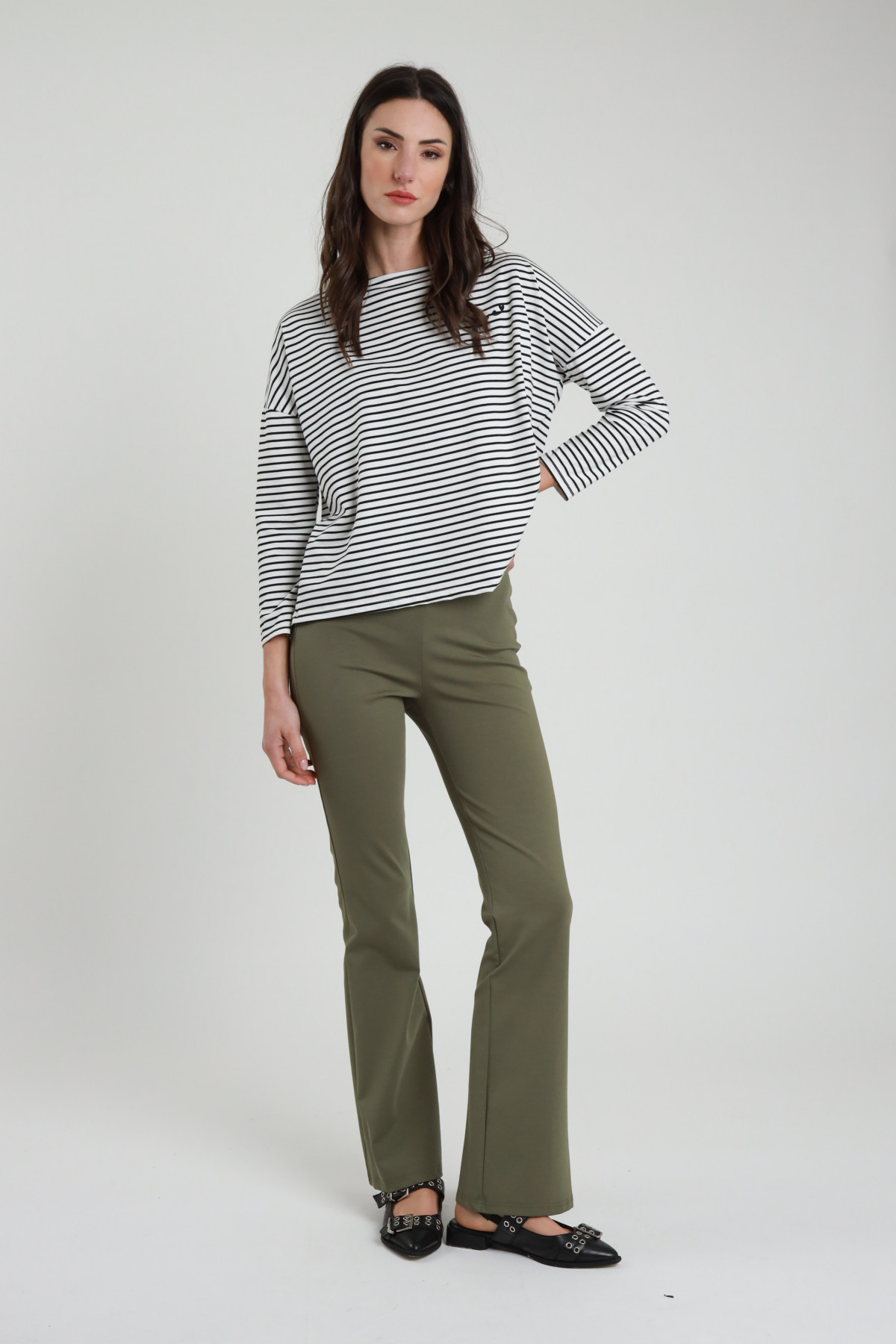 Pantaloni trombetta Susy Mix