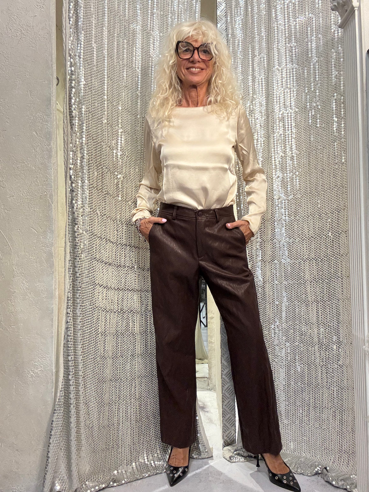 Pantalone ecopelle SusyMix