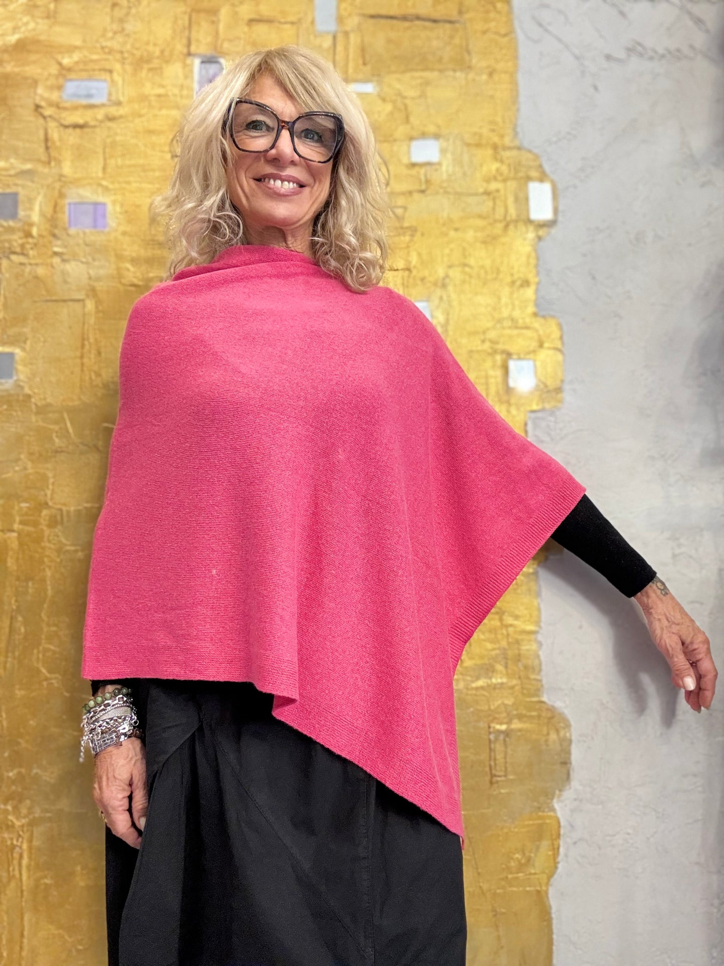 Poncho misto cachemire Ayfee