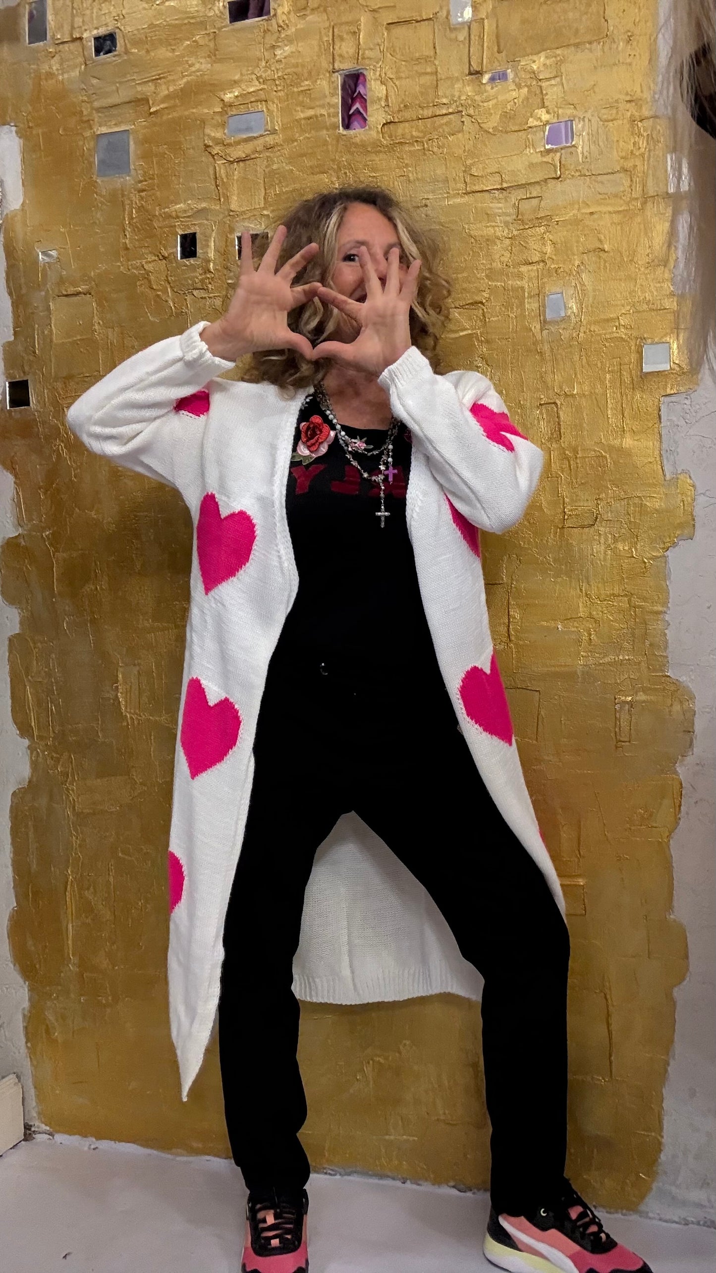 Cardigan cuori Ayfee