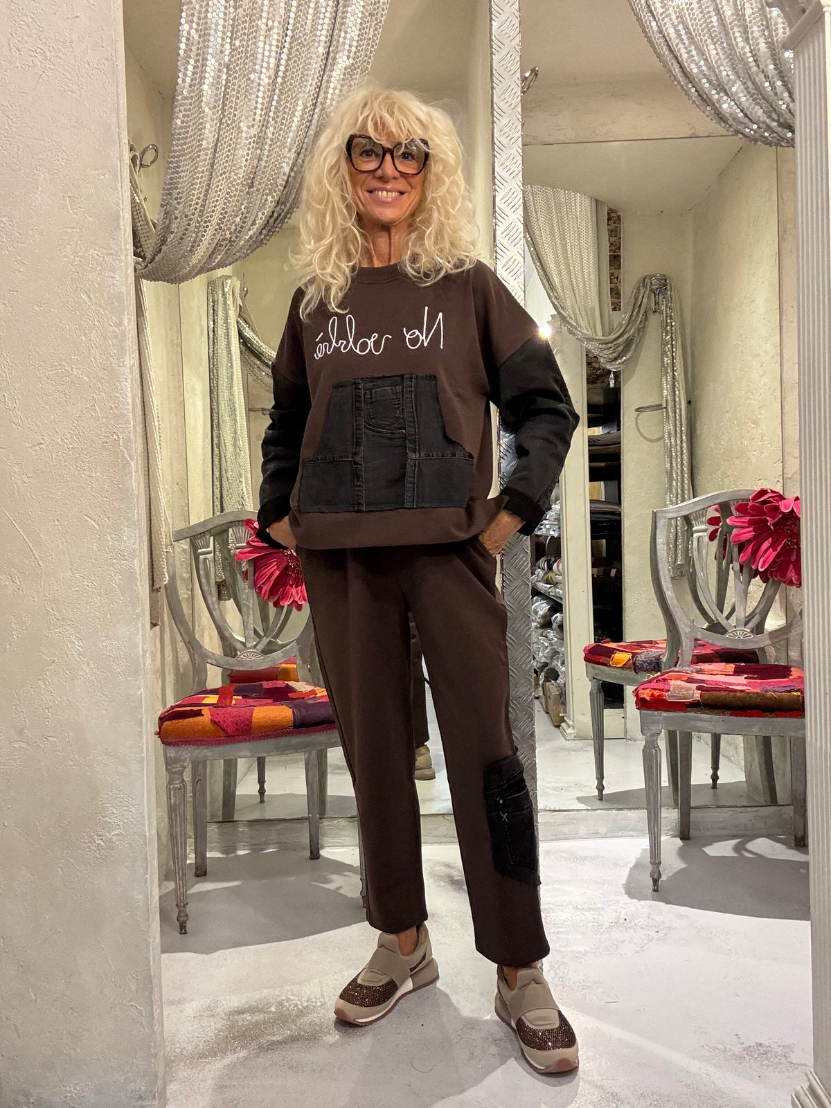 Tuta con inserti jeans Made in Etoile