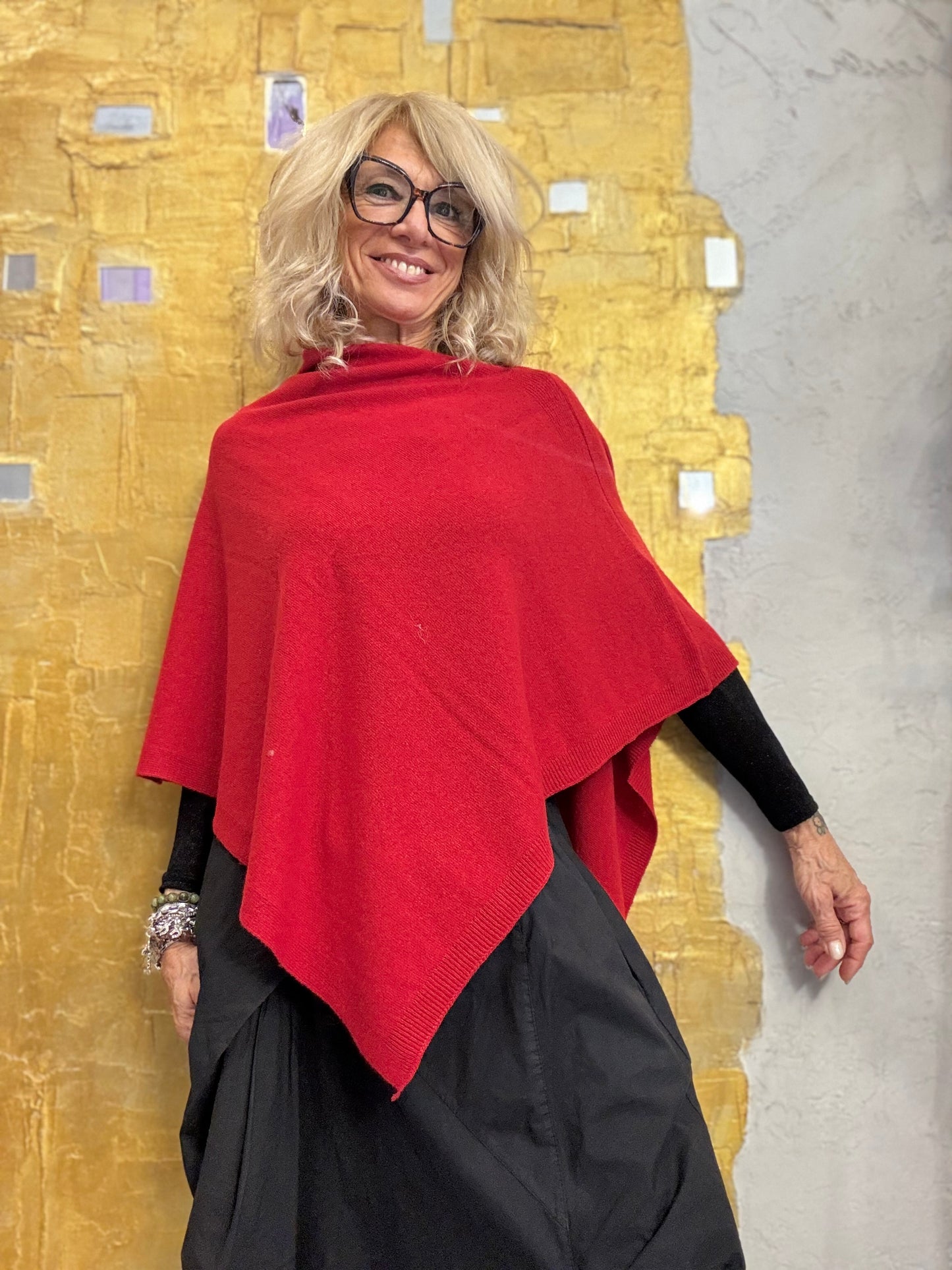 Poncho misto cachemire Ayfee