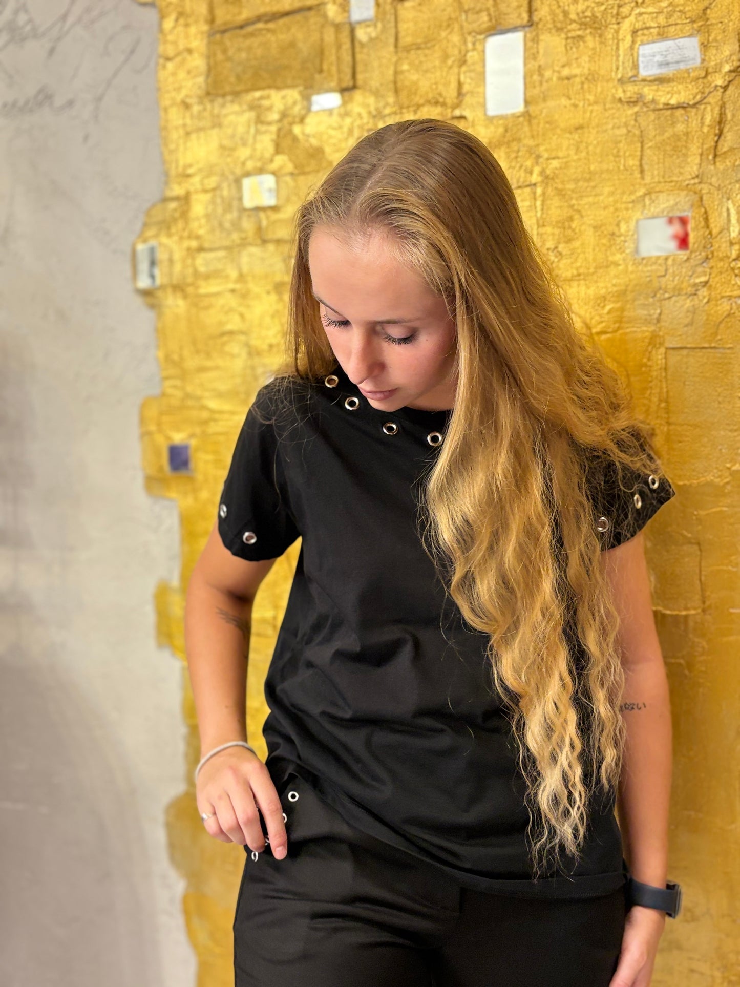 T-shirt borchie