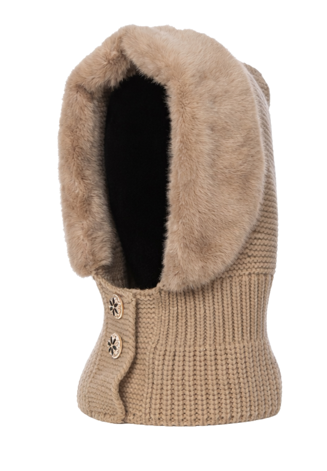 Balaclava con eco pelliccia