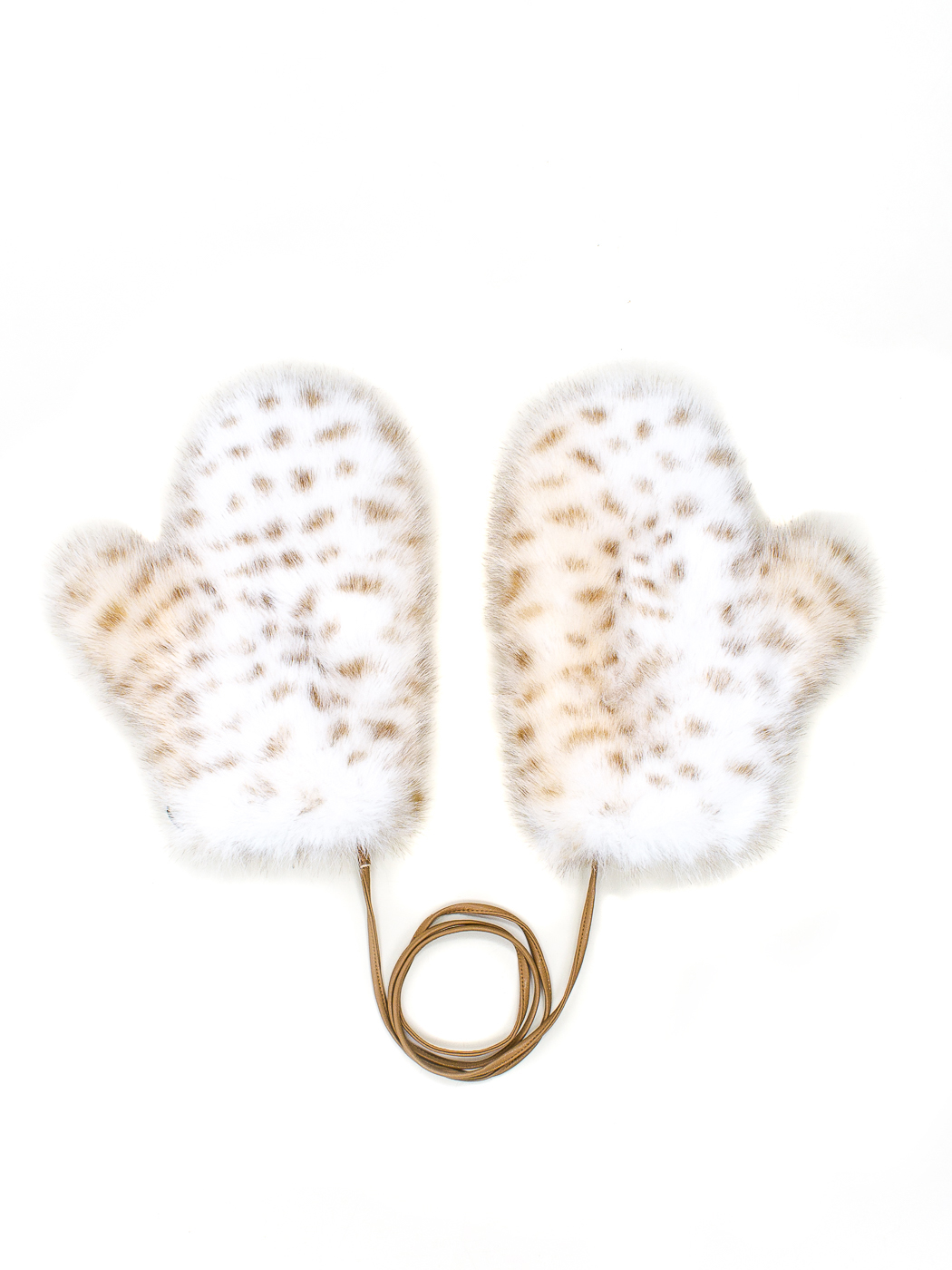 Guanto Piumino ecopelliccia lince