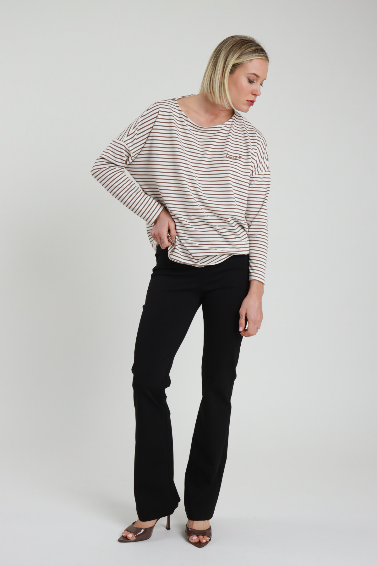 Pantaloni trombetta Susy Mix