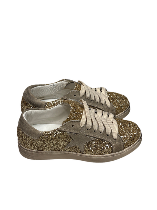 Sneaker Glitter oro