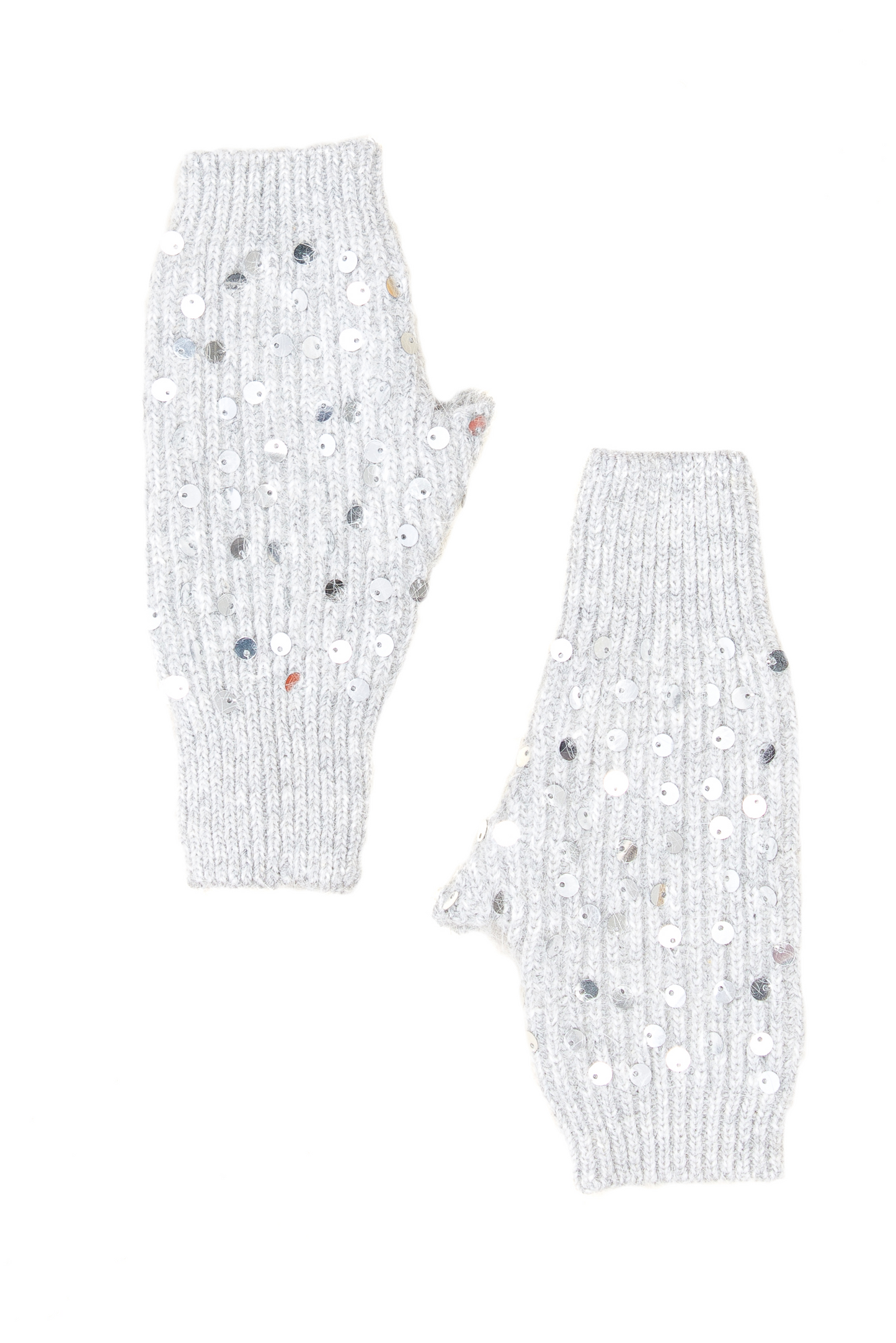 Manicotti maglia con paillettes