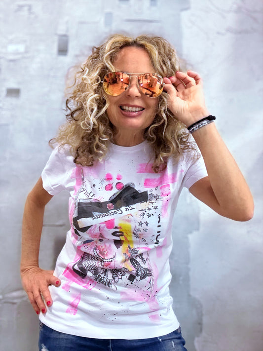 T-shirt con fumetto