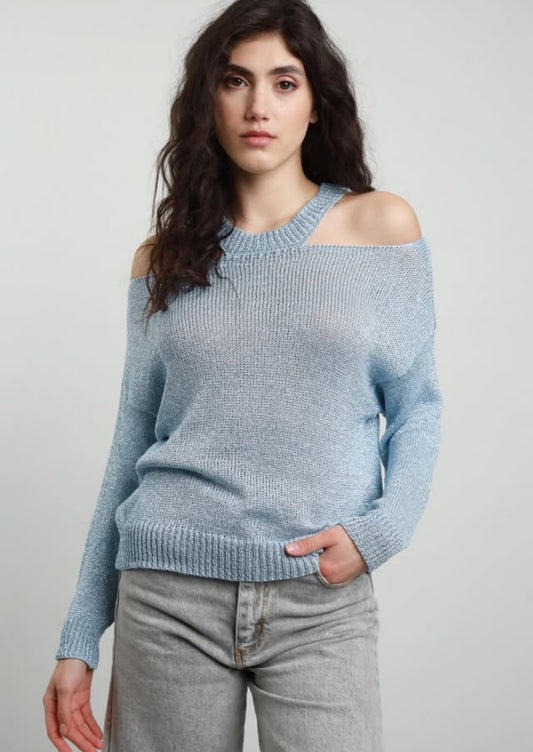 MagliA buchi Lurex