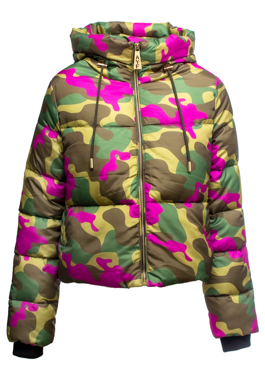 Piumino Camuflage corto