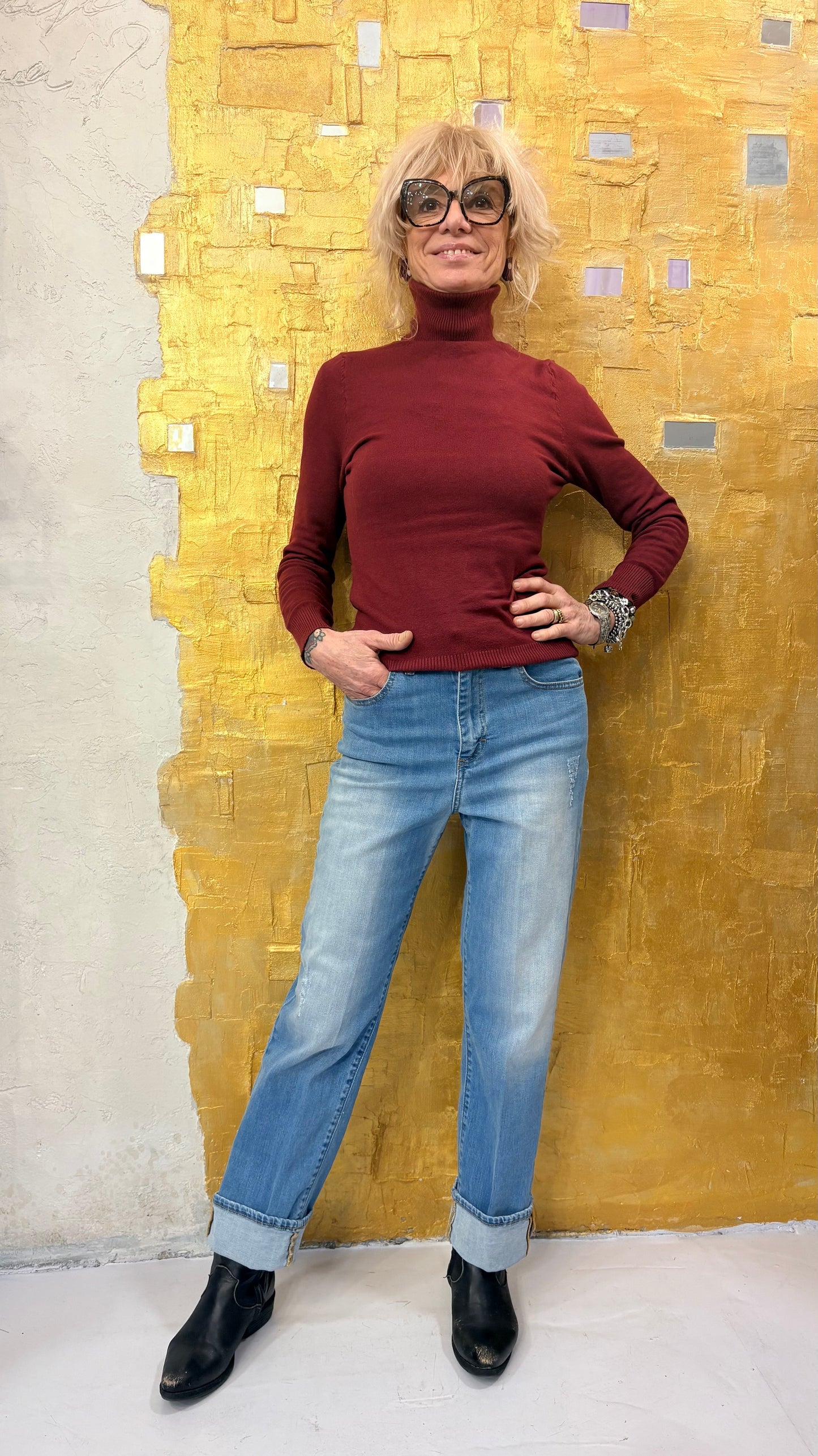 Jeans modello carota Susy Mix