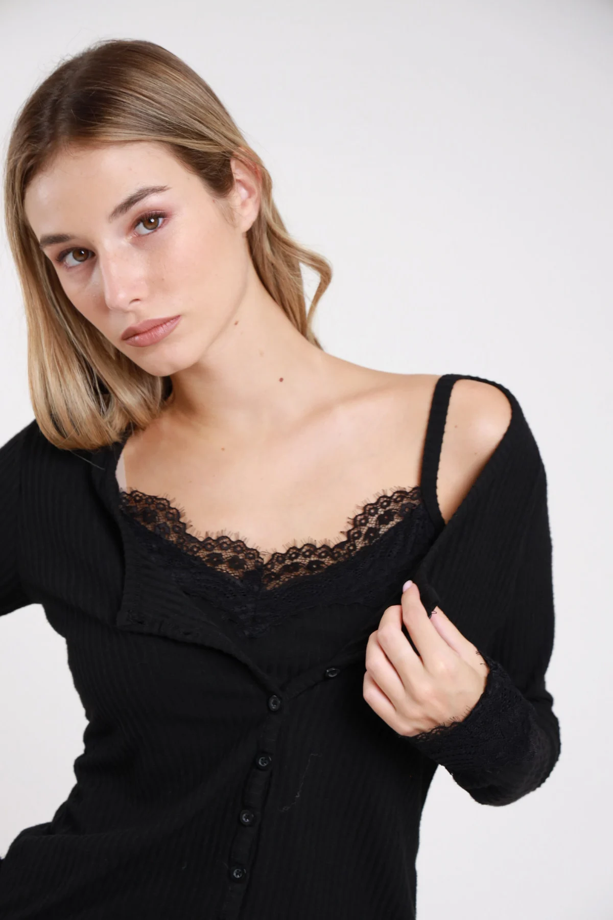 Completo canotta+cardigan