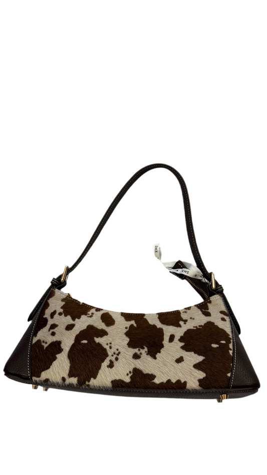Borsa a Spalla Stampa Animalier Mucca